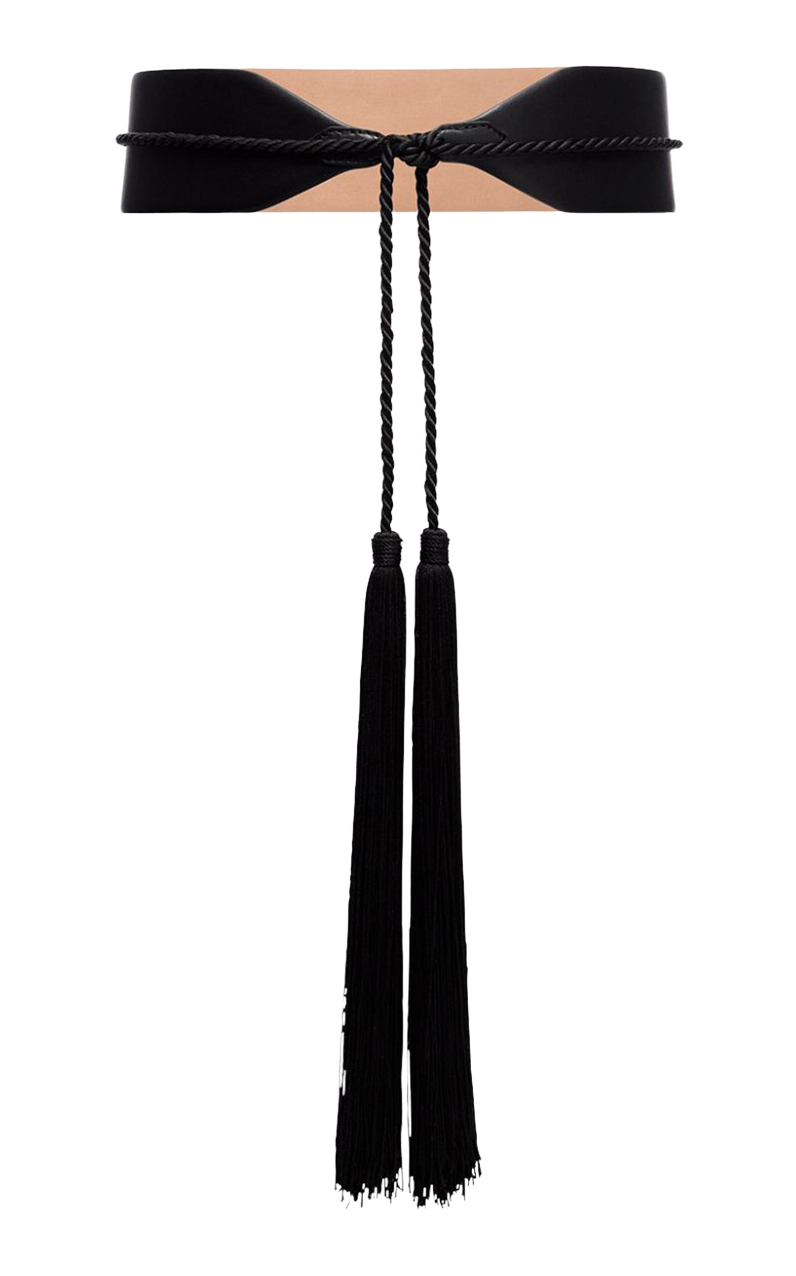 ALAÏA Tasseled Leather Bustier Belt