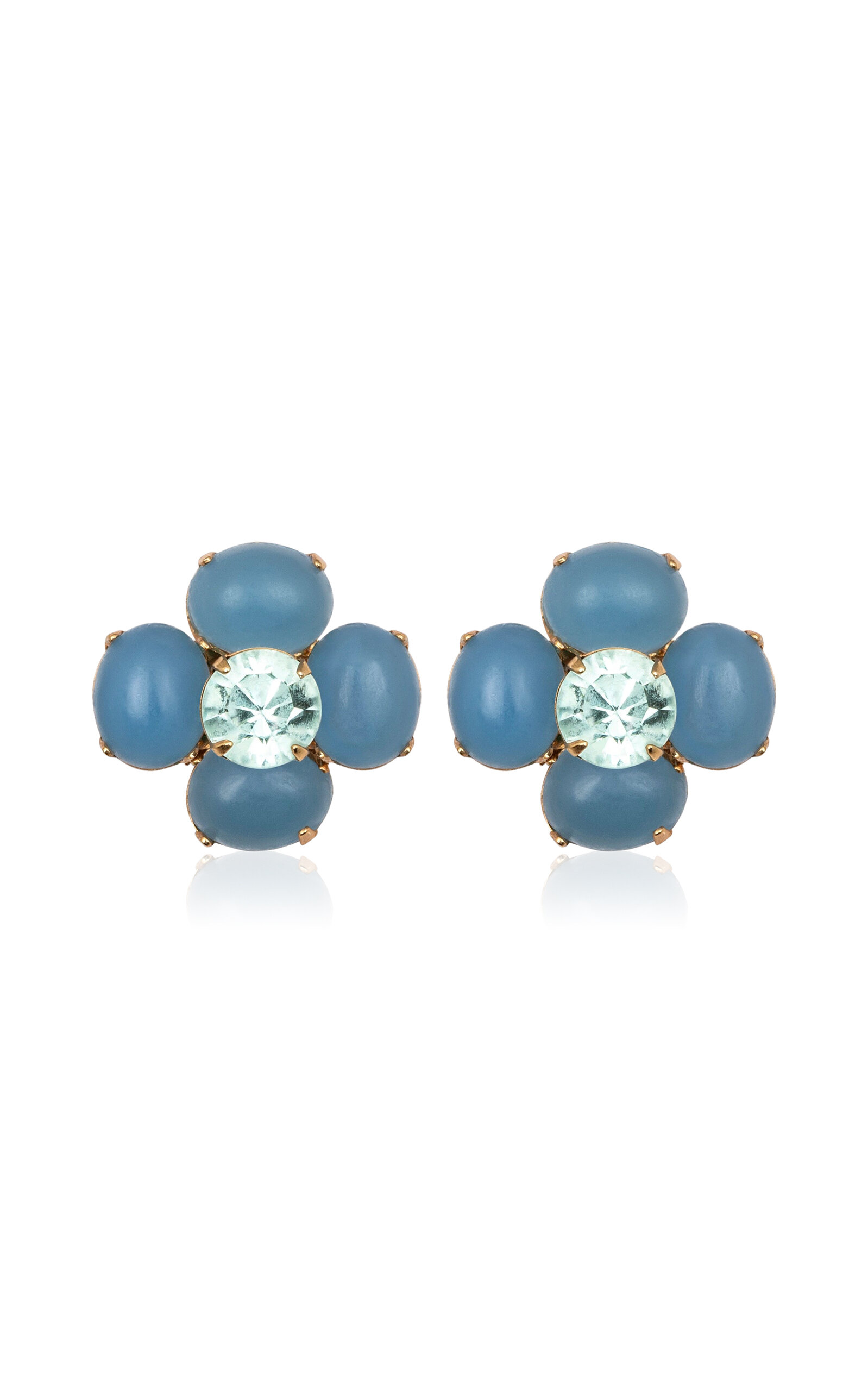 Jennifer Behr Quinn Multi-stone Earrings In Blue