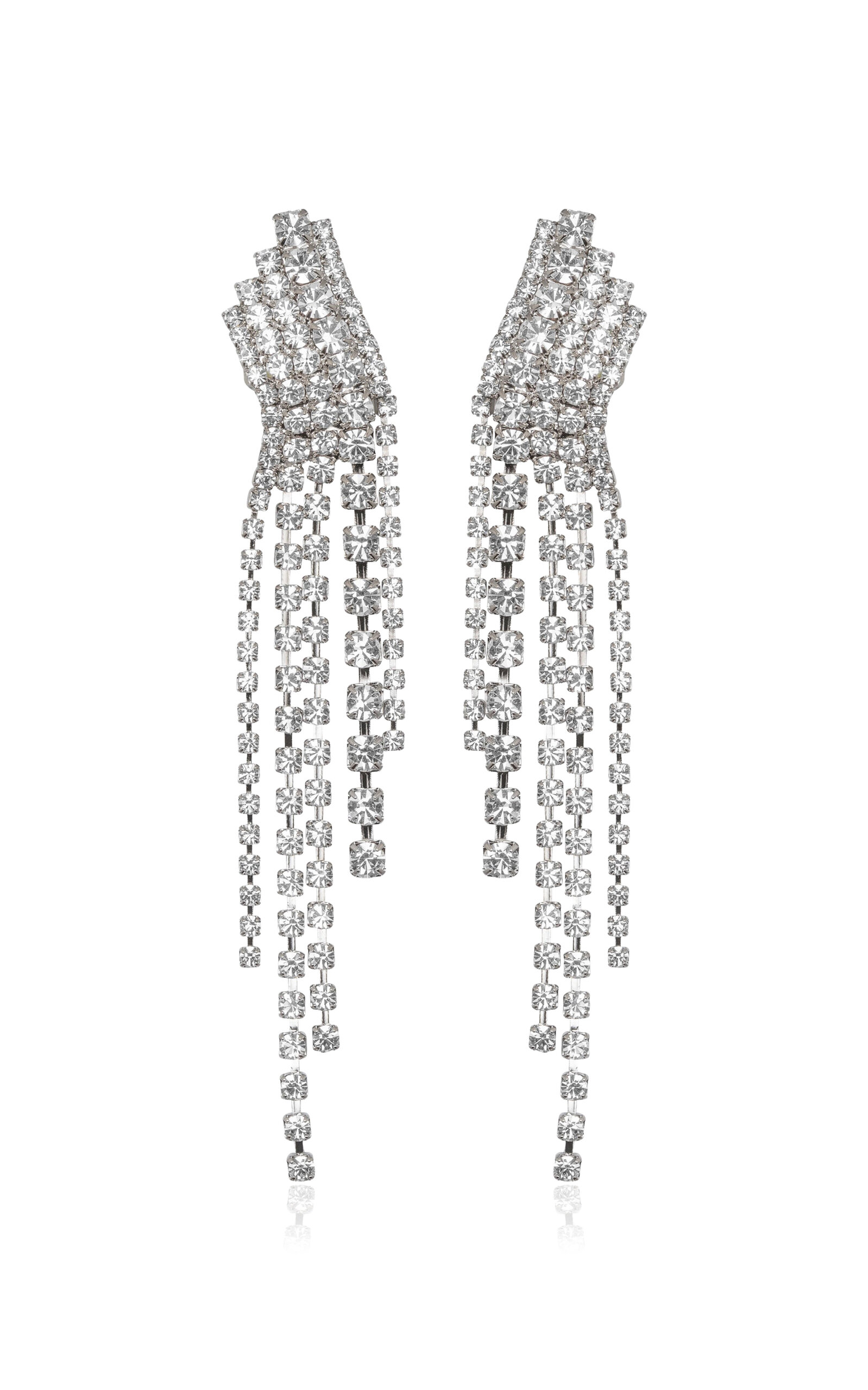 Jennifer Behr Zayla Crystal Earrings In Silver