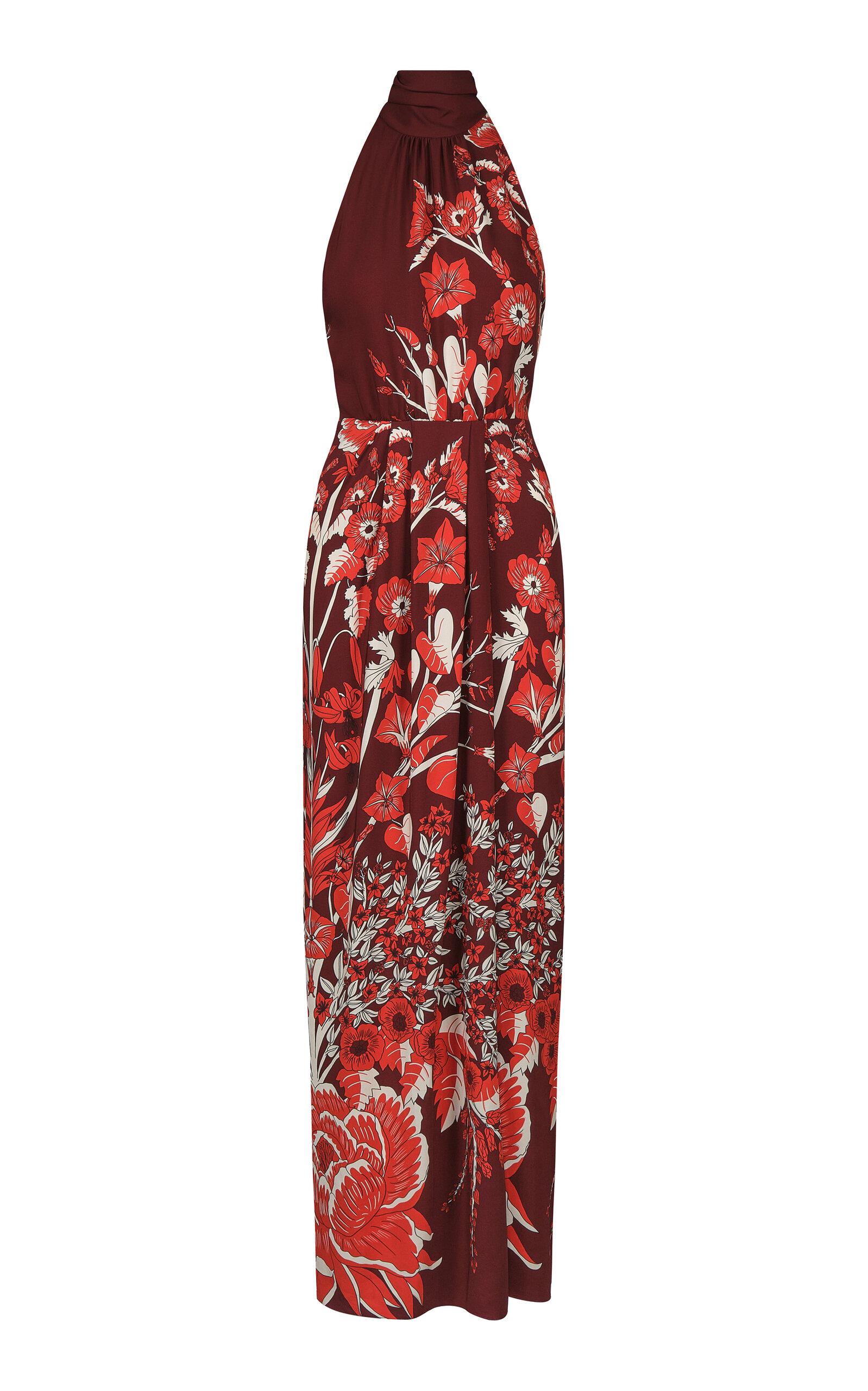 Johanna Ortiz Sacred Currents Maxi Dress In Multi