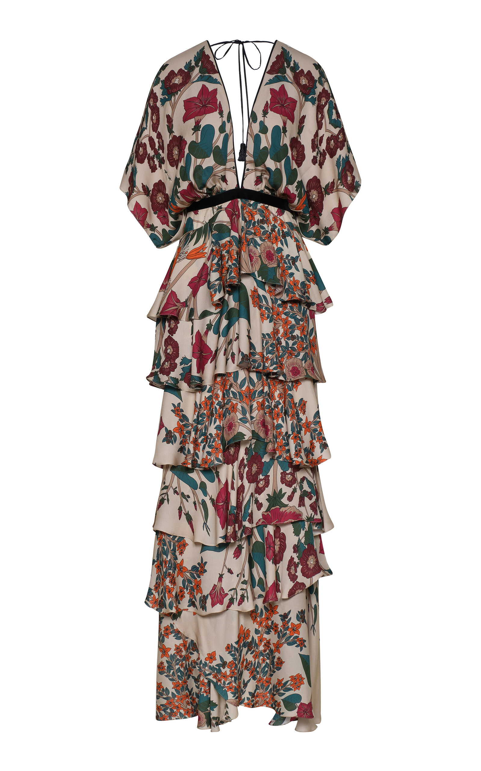 Johanna Ortiz Papillon Tunic Dress In Multi