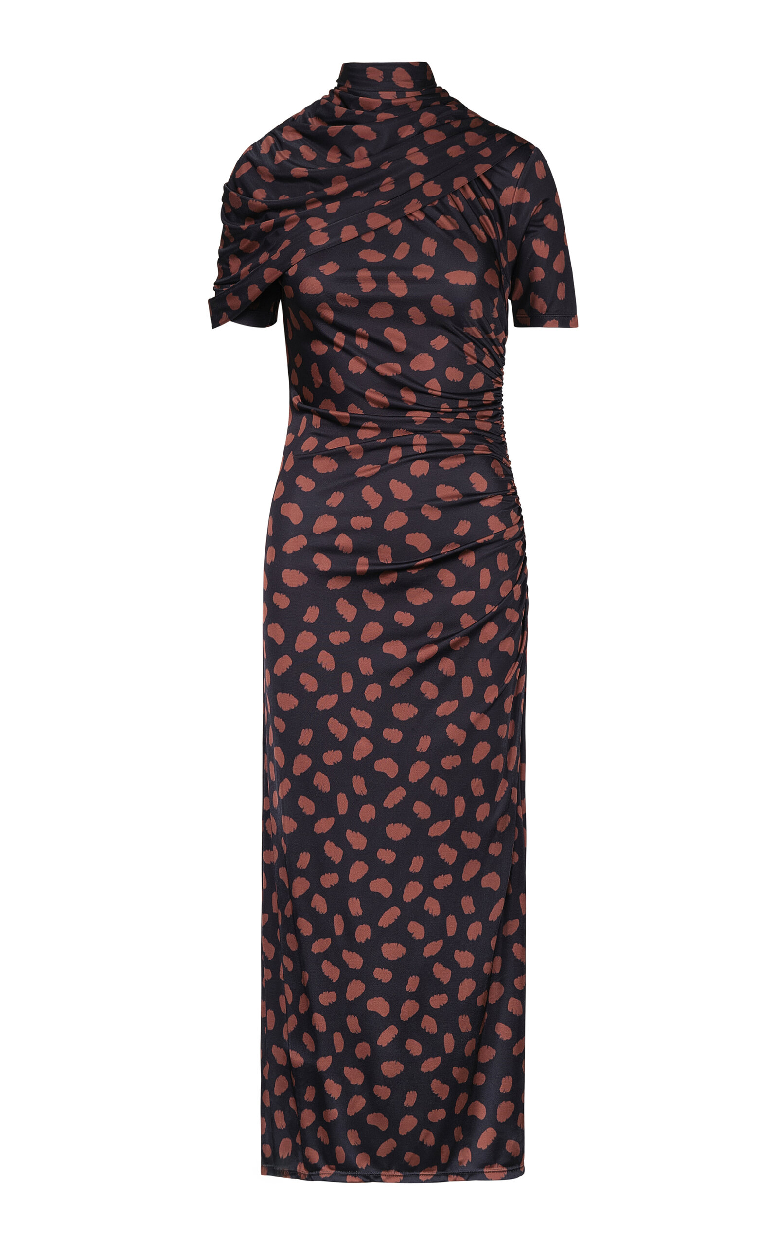 Johanna Ortiz Serene Safari Ankle Dress In Multi