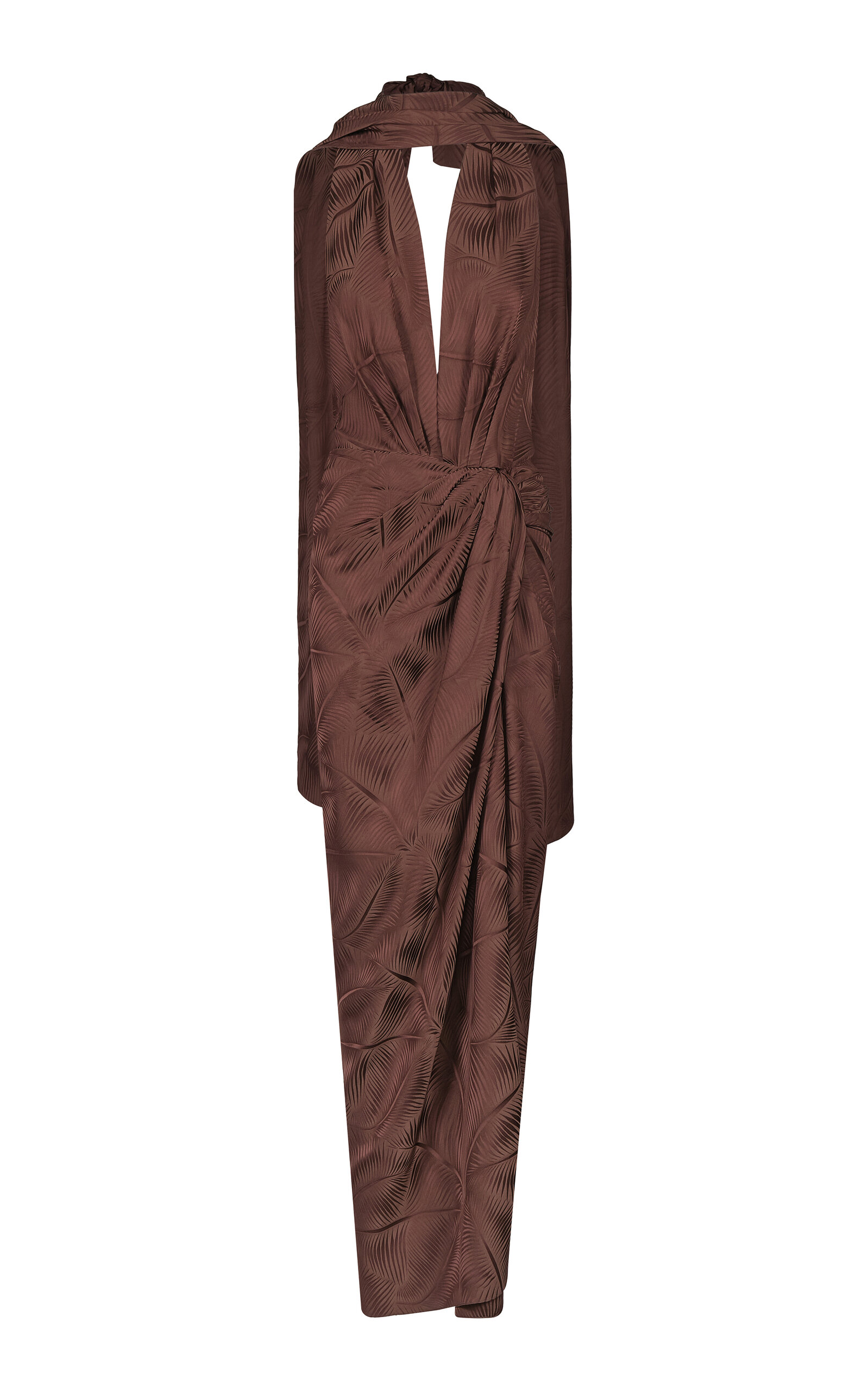 Johanna Ortiz Wildly Beautiful Satin Maxi Dress