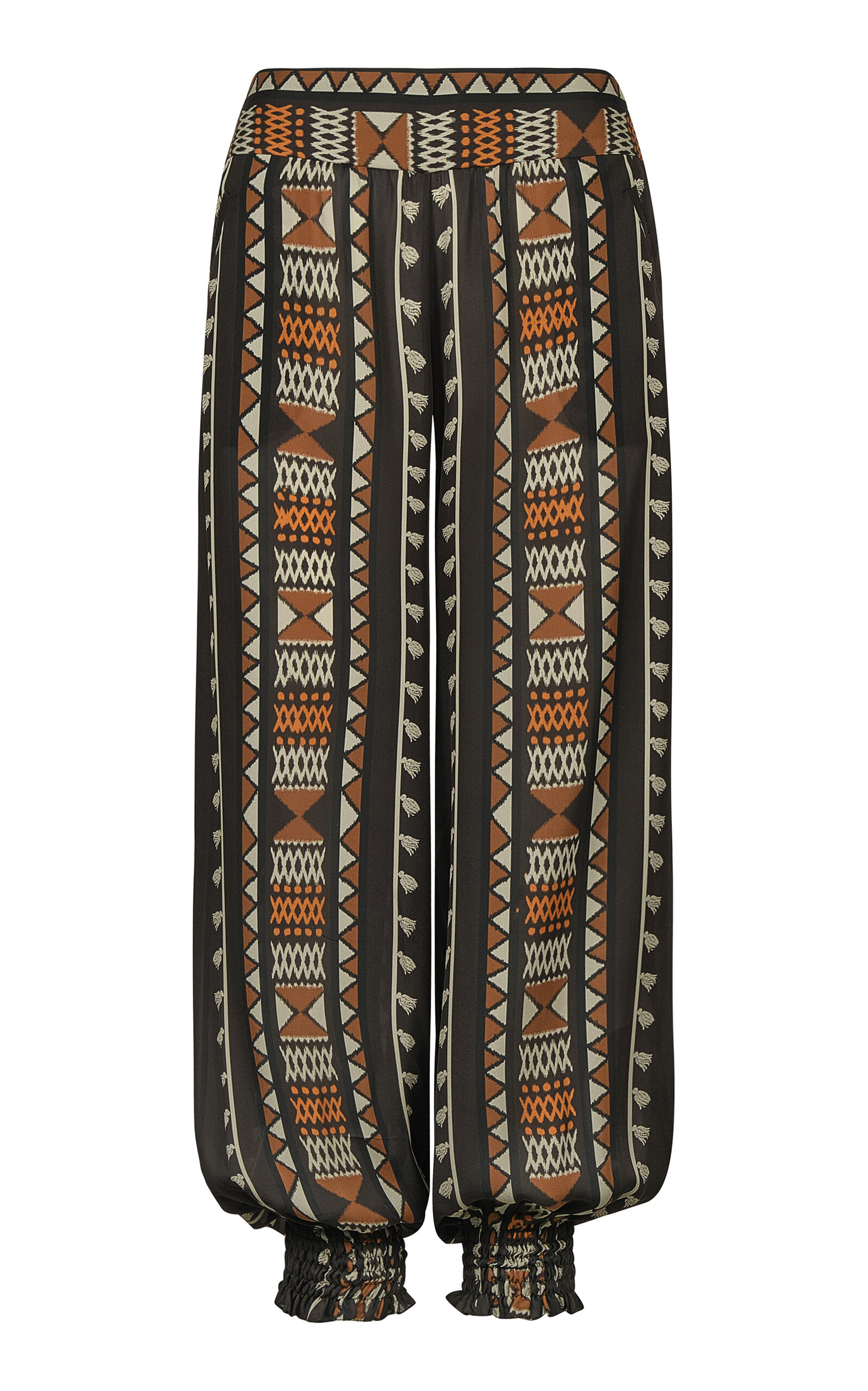 Johanna Ortiz Silk Nareem Pants In Multi
