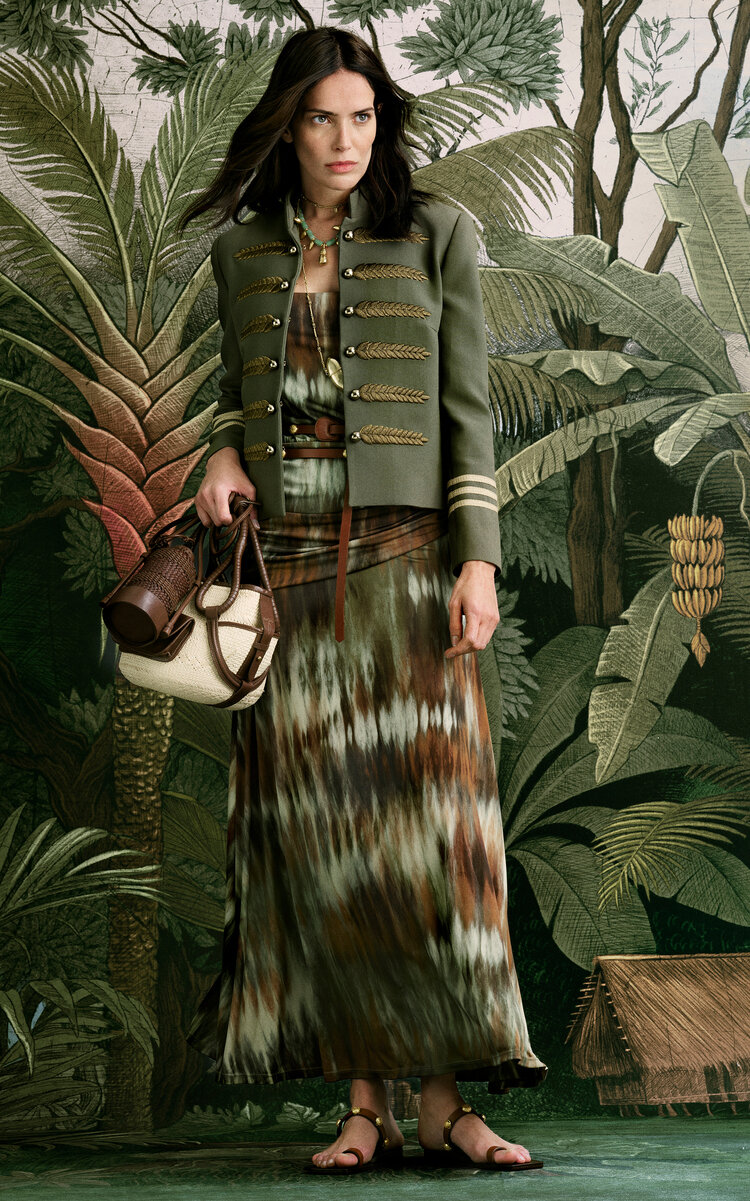Johanna Ortiz Plant Of Joy Ankle Dress In Green