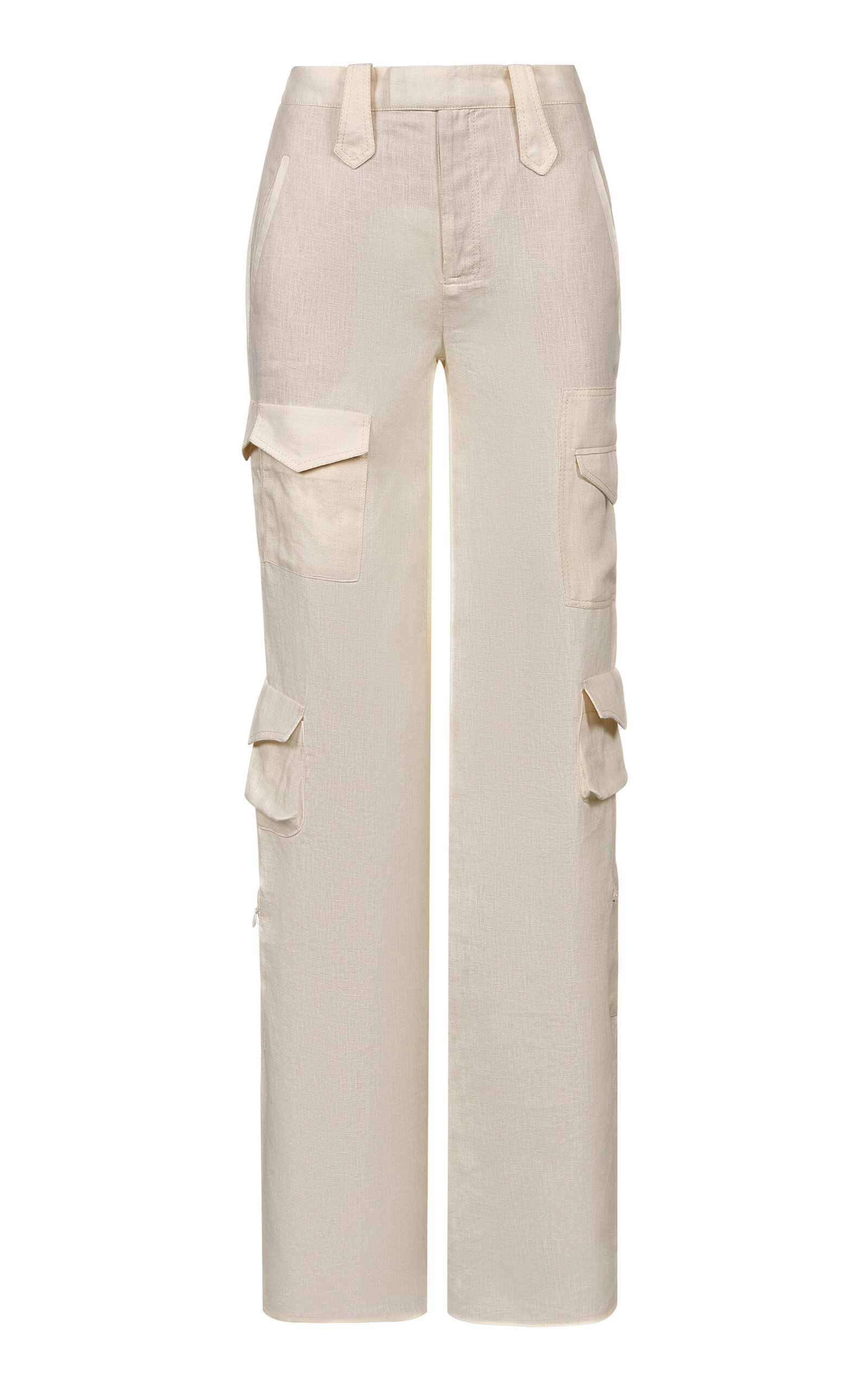 Johanna Ortiz Linen Adaptive Grace Pants In White