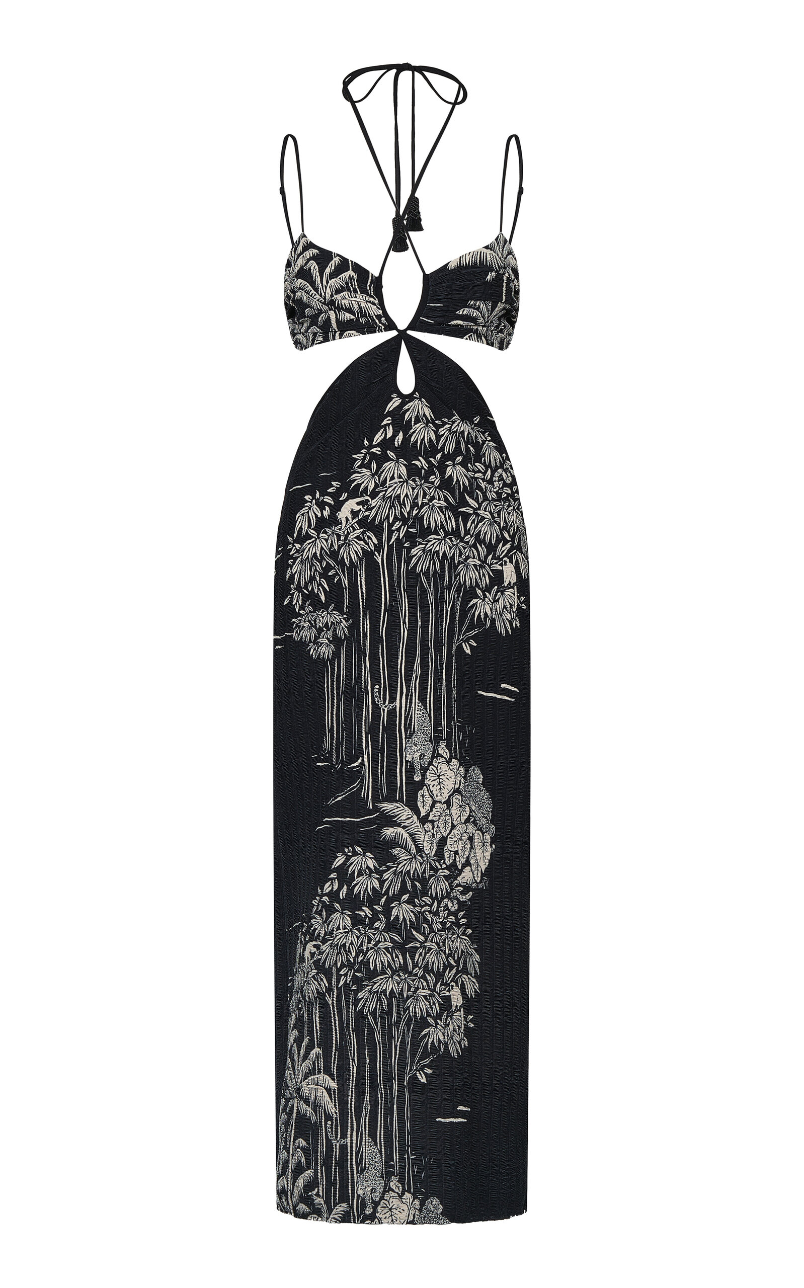 Johanna Ortiz Precious Júpiter Maxi Dress In Black