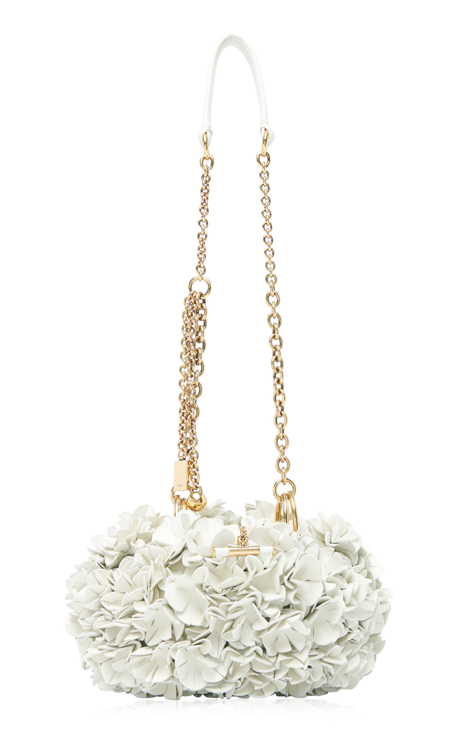 Chloé Chloé Plissé Shoulder Bag - White - OS