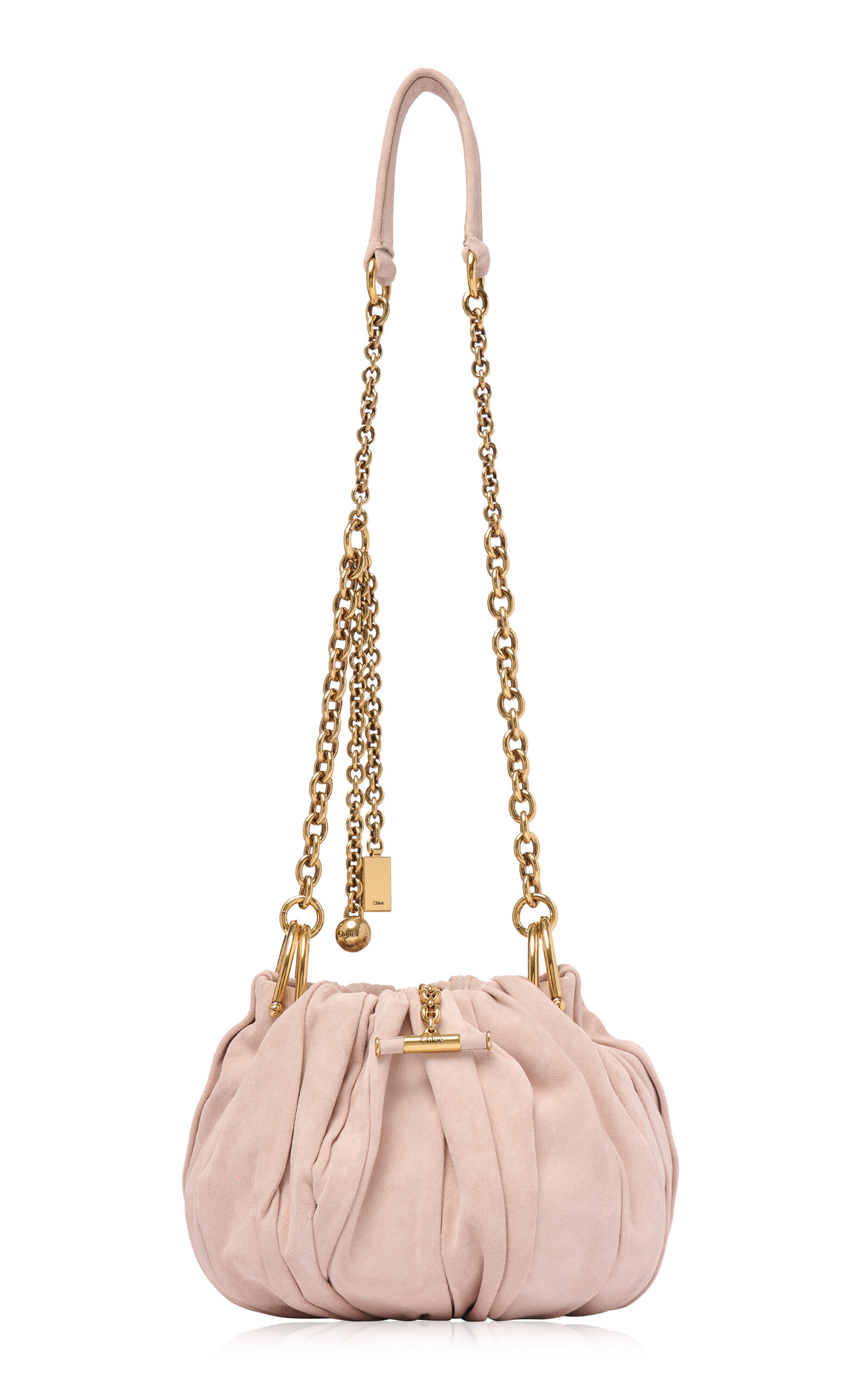 Chloé Chloé Plissé Shoulder Bag - Pink - OS