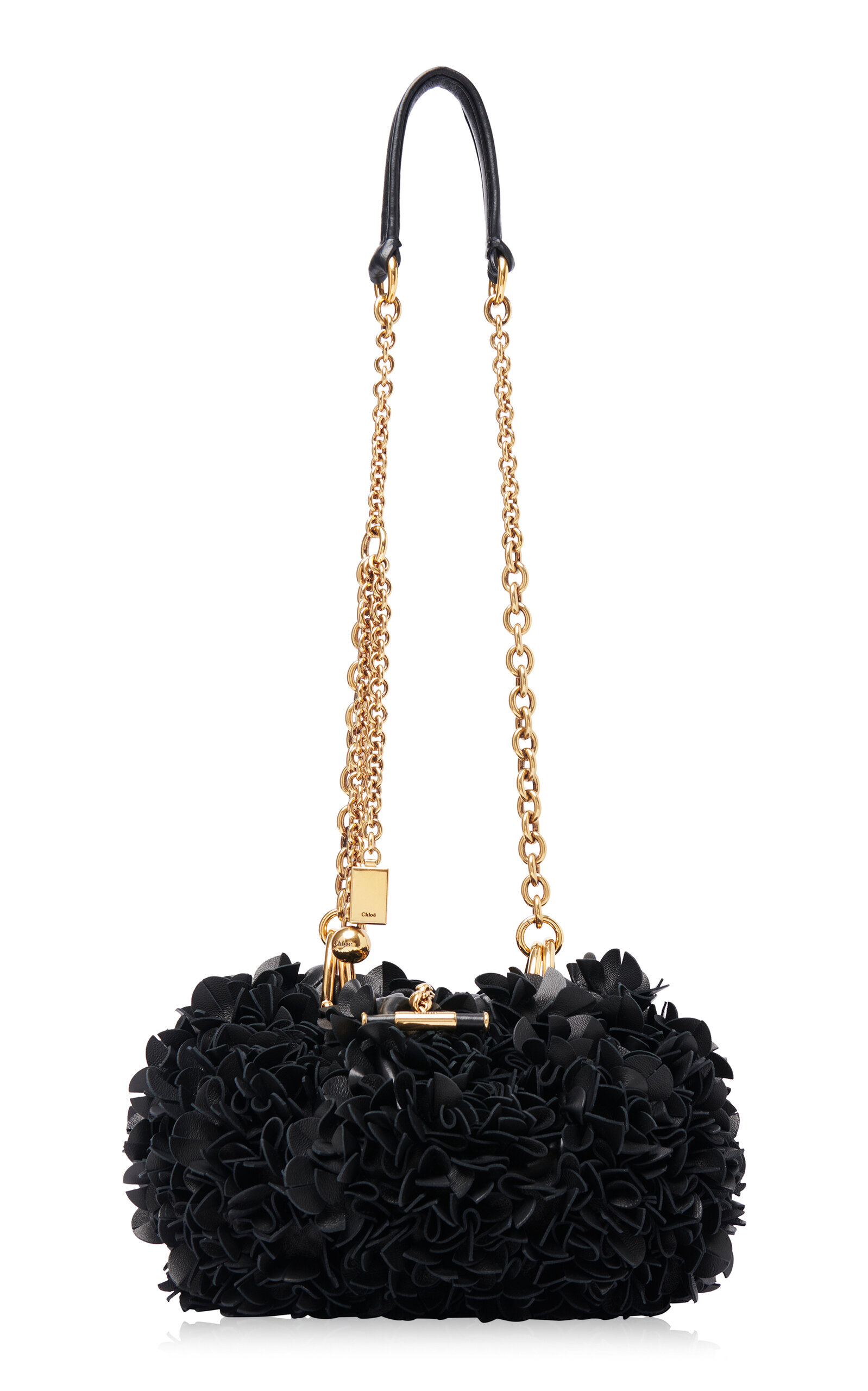 Chloé Chloé Plissé Shoulder Bag - Black - OS
