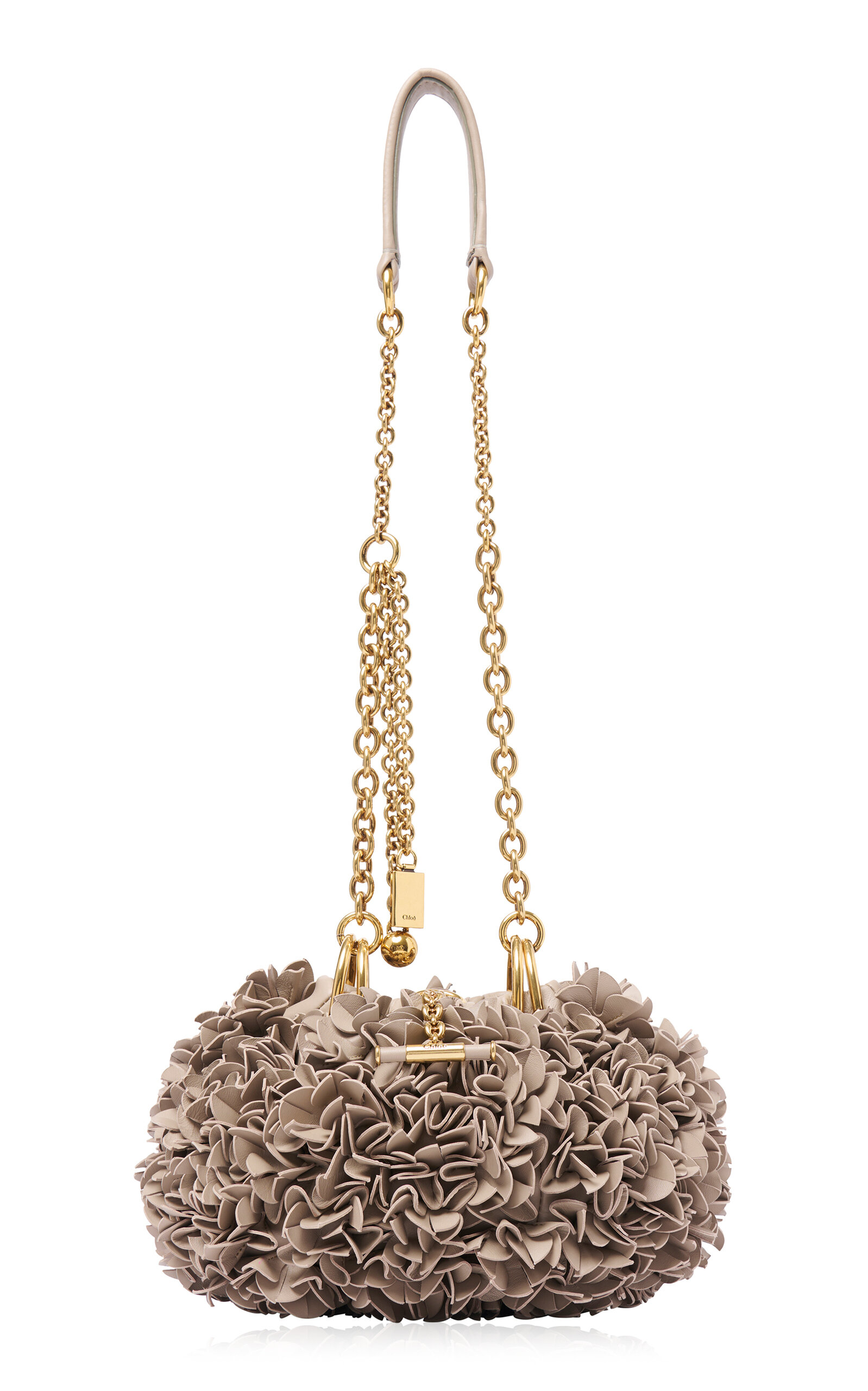 Chloé Chloé Plissé Shoulder Bag - Brown - OS