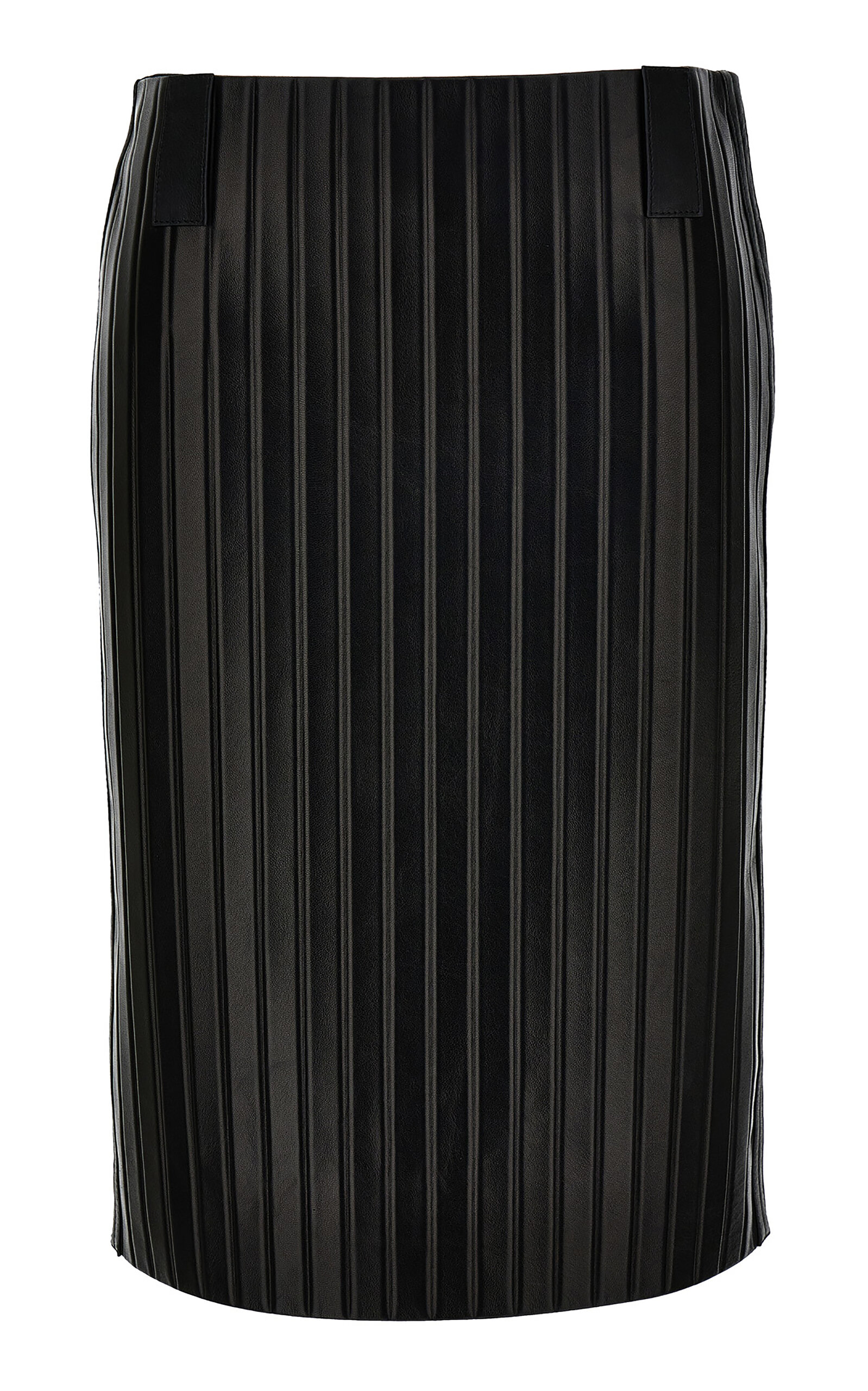 Versace Embossed Plonge Lamb & Calf Mini Skirt - Black