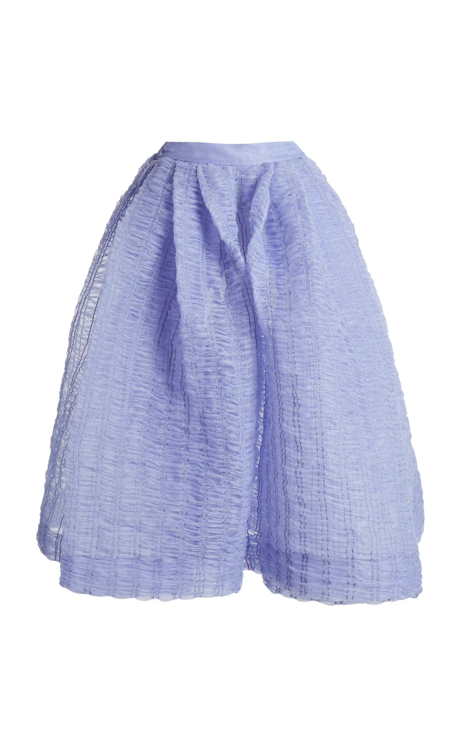 Giambattista Valli Organza Trousers In Blue