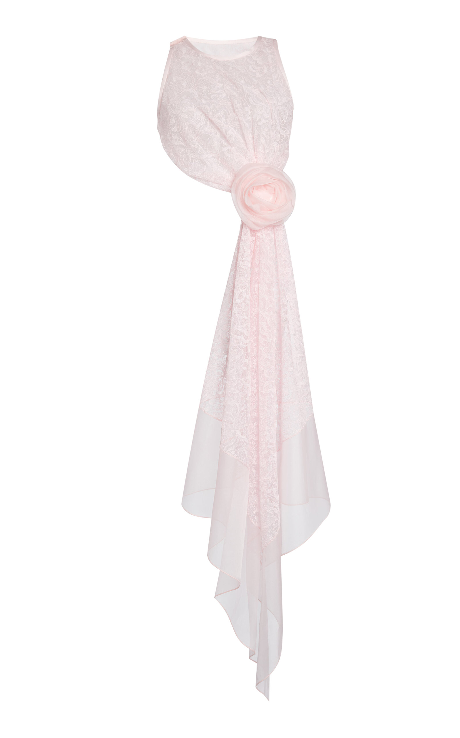 Giambattista Valli Floral Lace Top In Pink