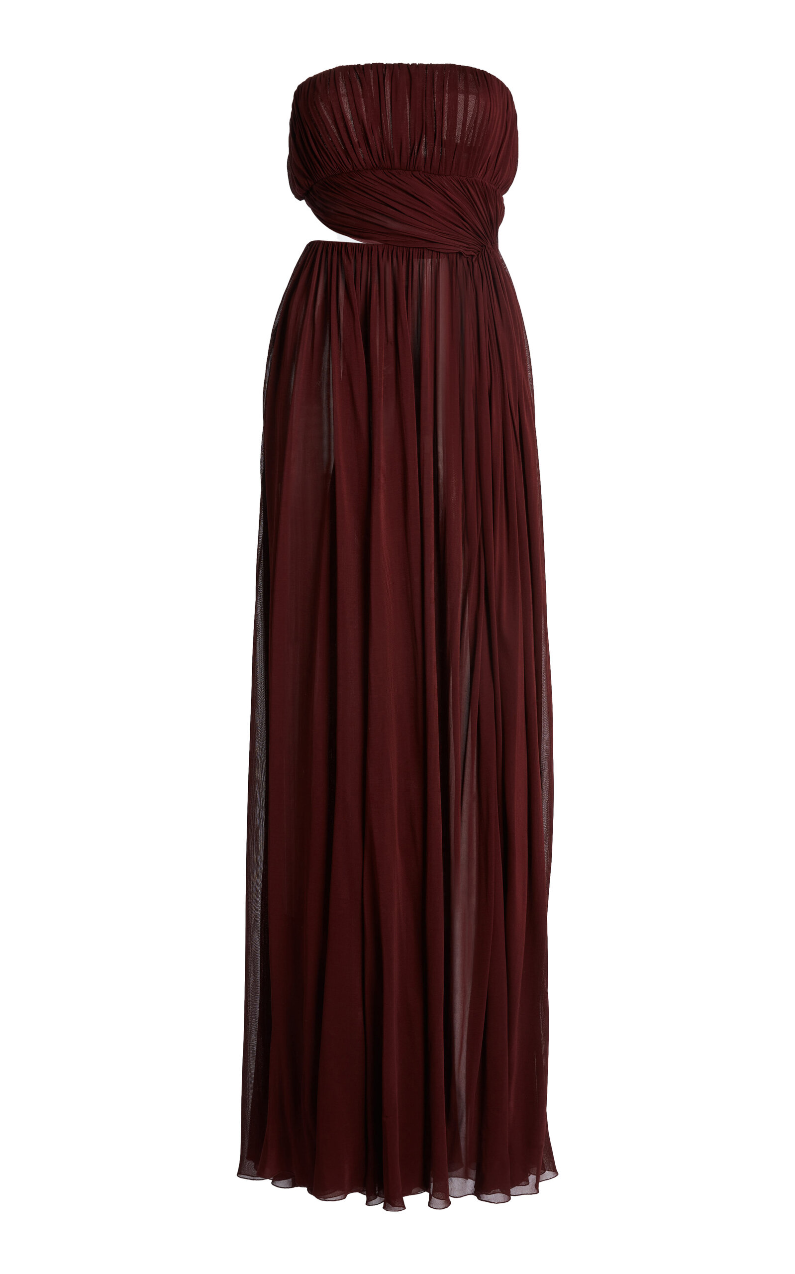 Giambattista Valli Fluid Jersey Maxi Dress In Brown