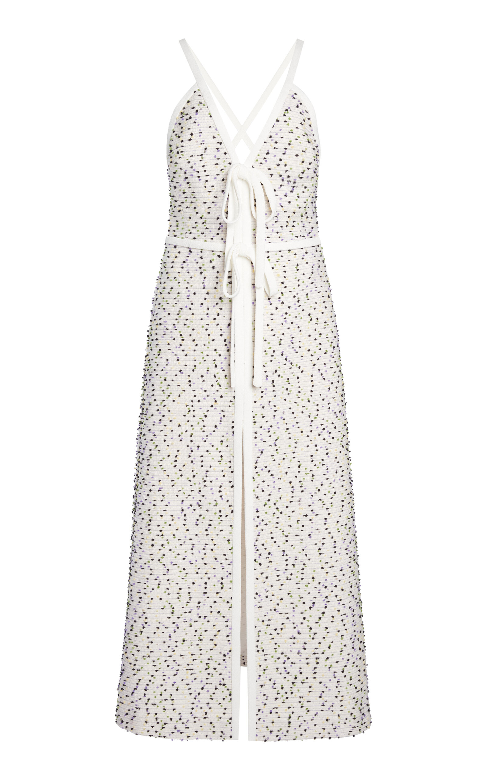 Giambattista Valli Confetti Bouclé Midi Dress In Multi
