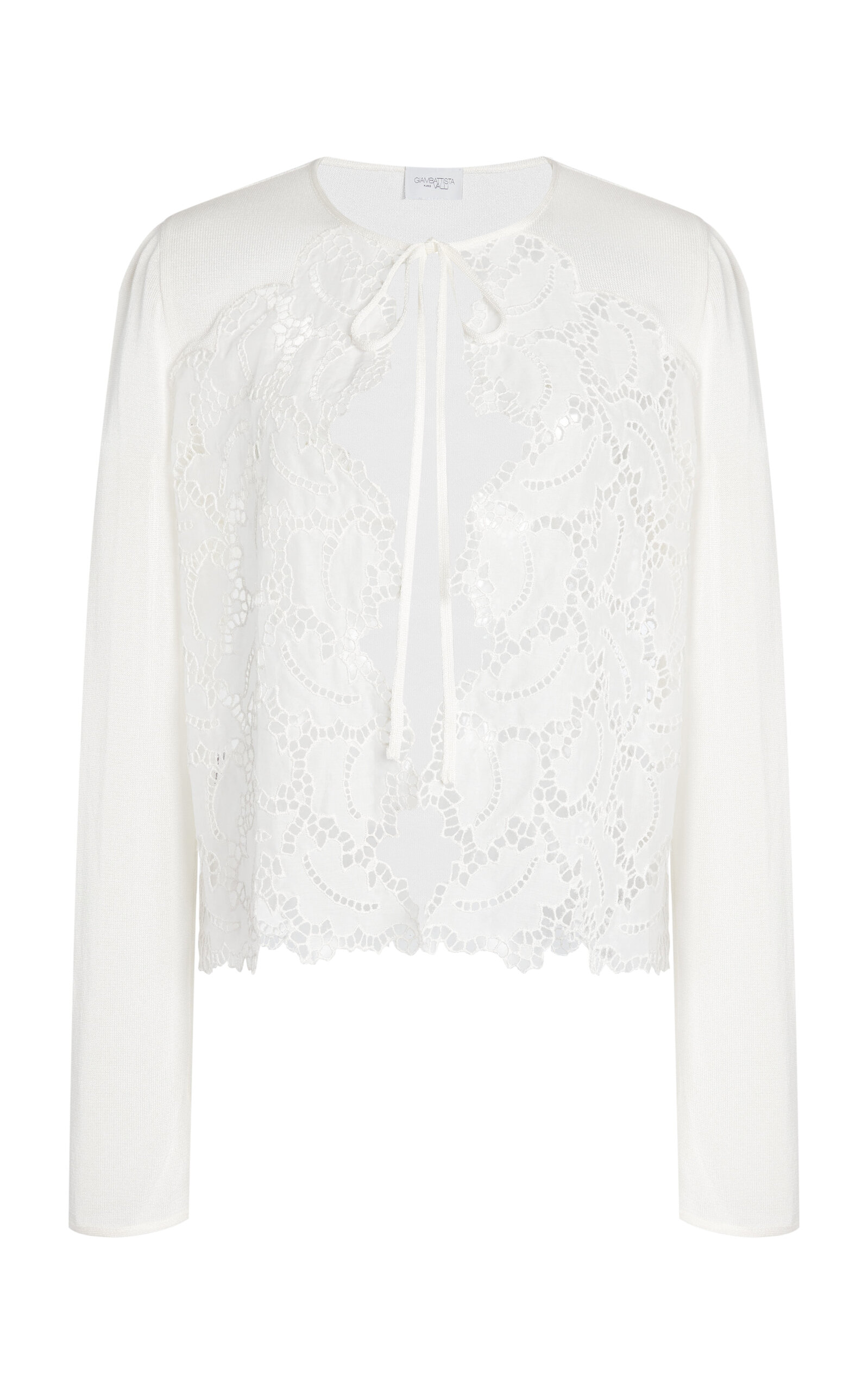 Giambattista Valli Viscose-mix Knit Top In White