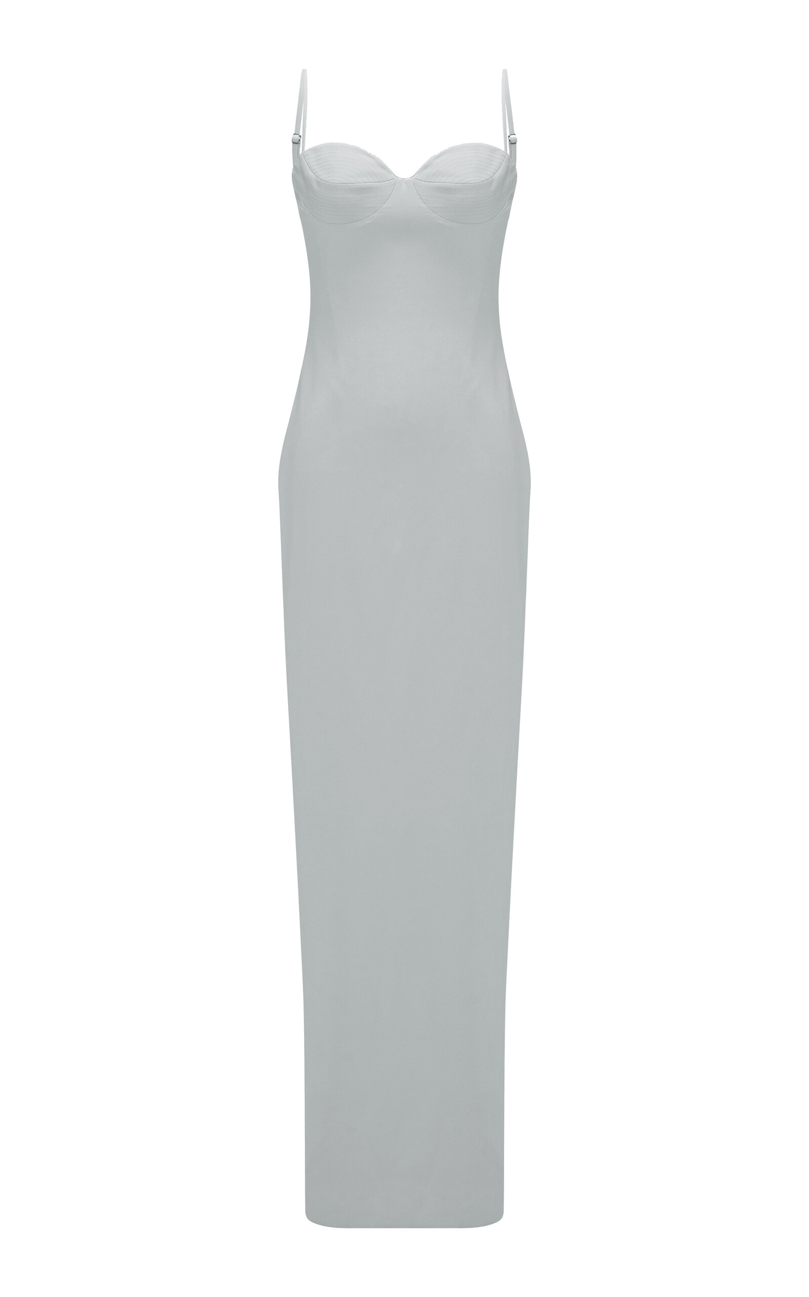 Marmar Halim Cape Maxi Dress In Gray