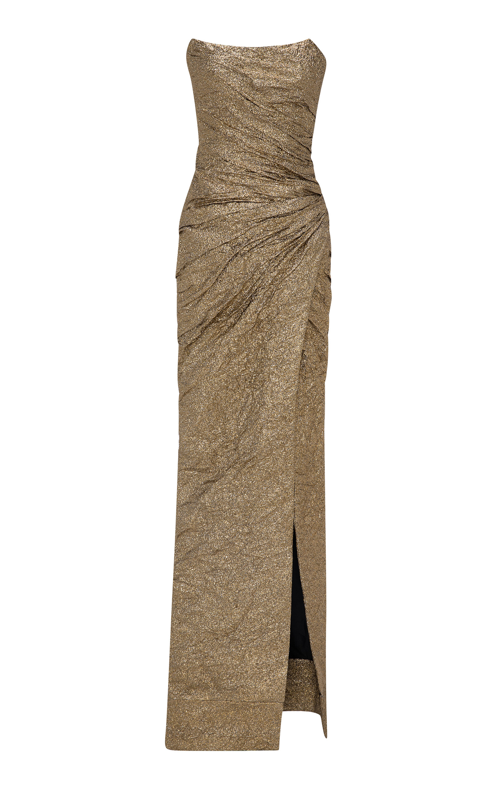 Marmar Halim Ruched Brocade Gown - Men's Clothing