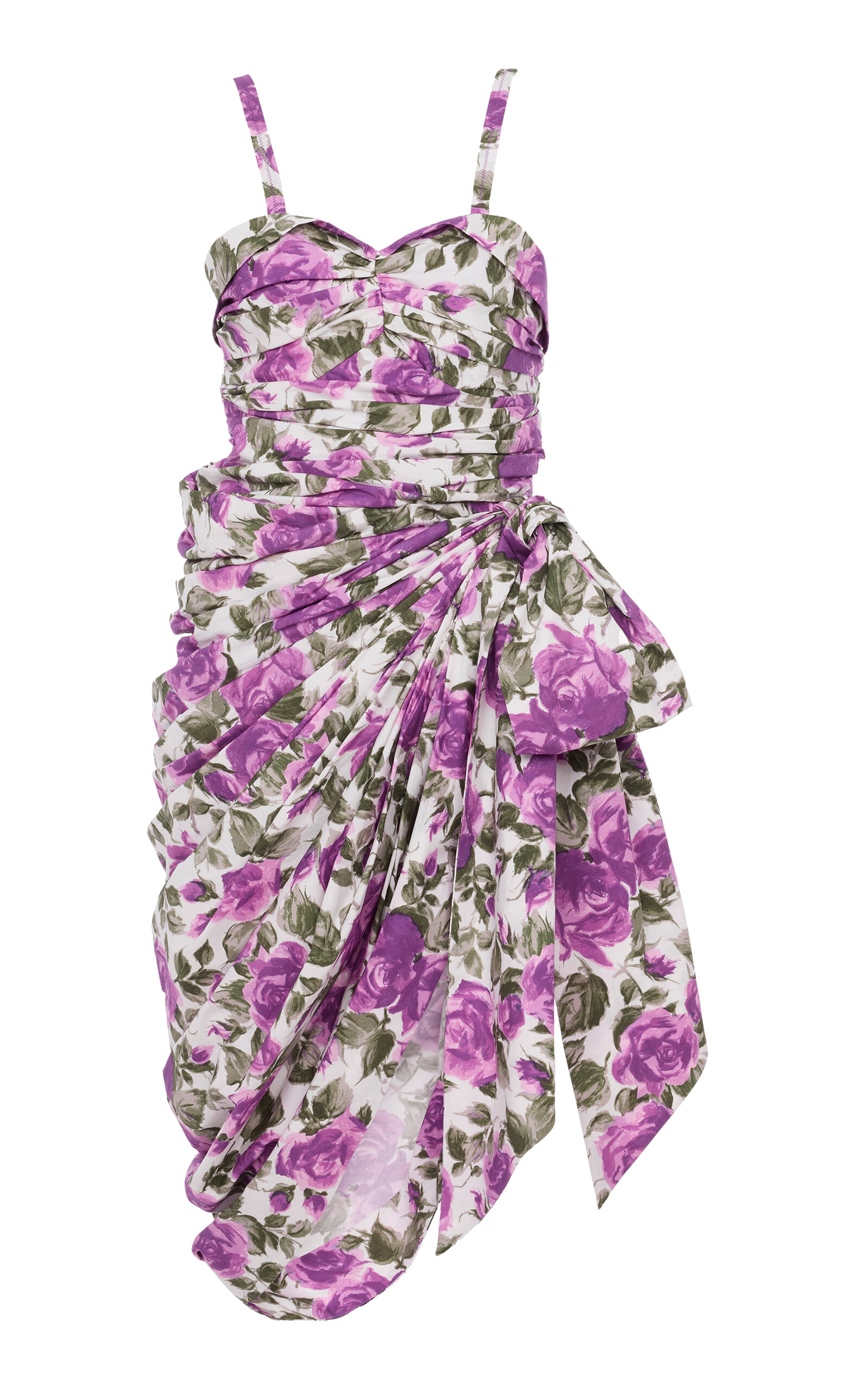 Chloé Cotton Midi Dress In Purple