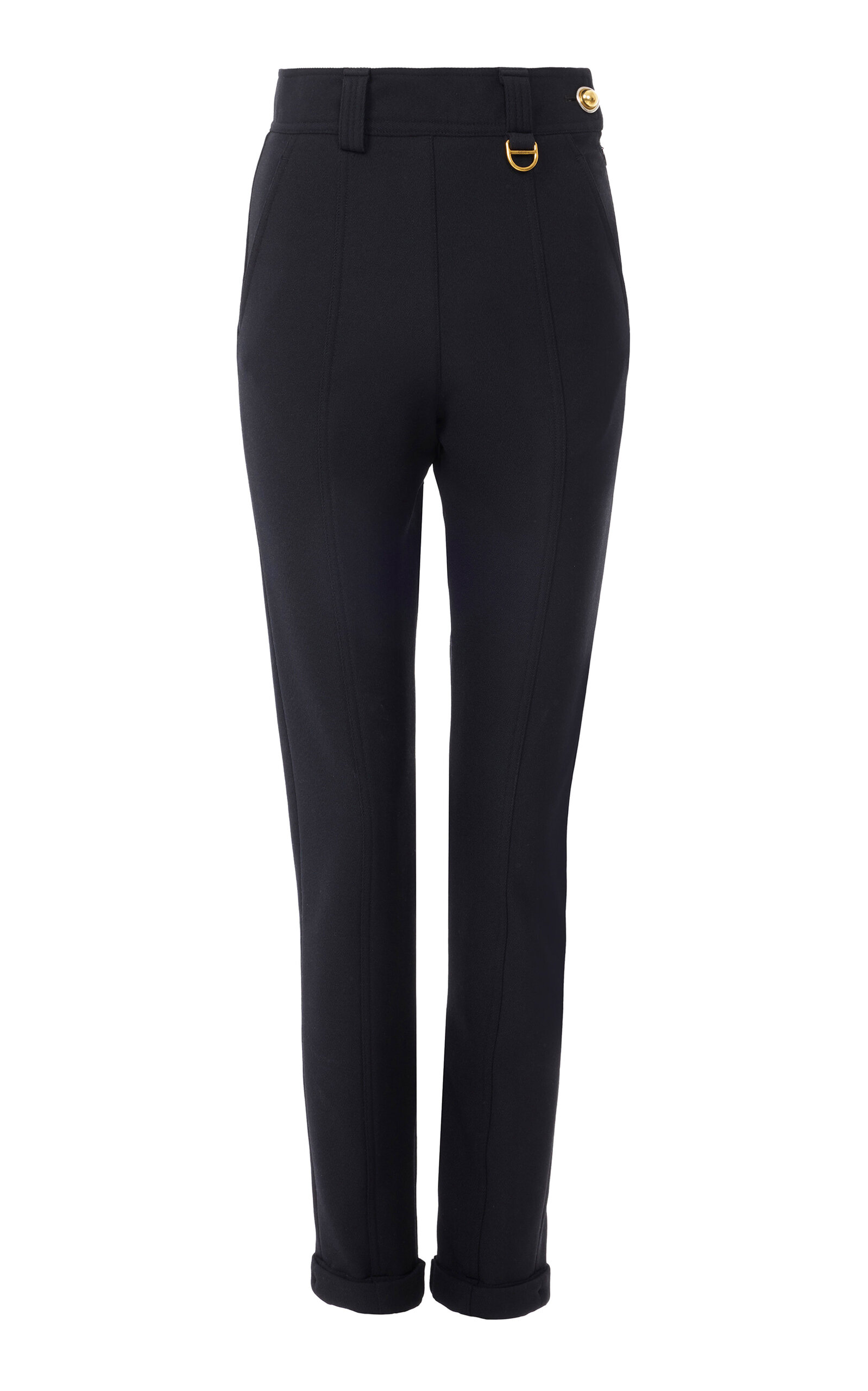 Chloé High-rise Cigarette Pants In Black