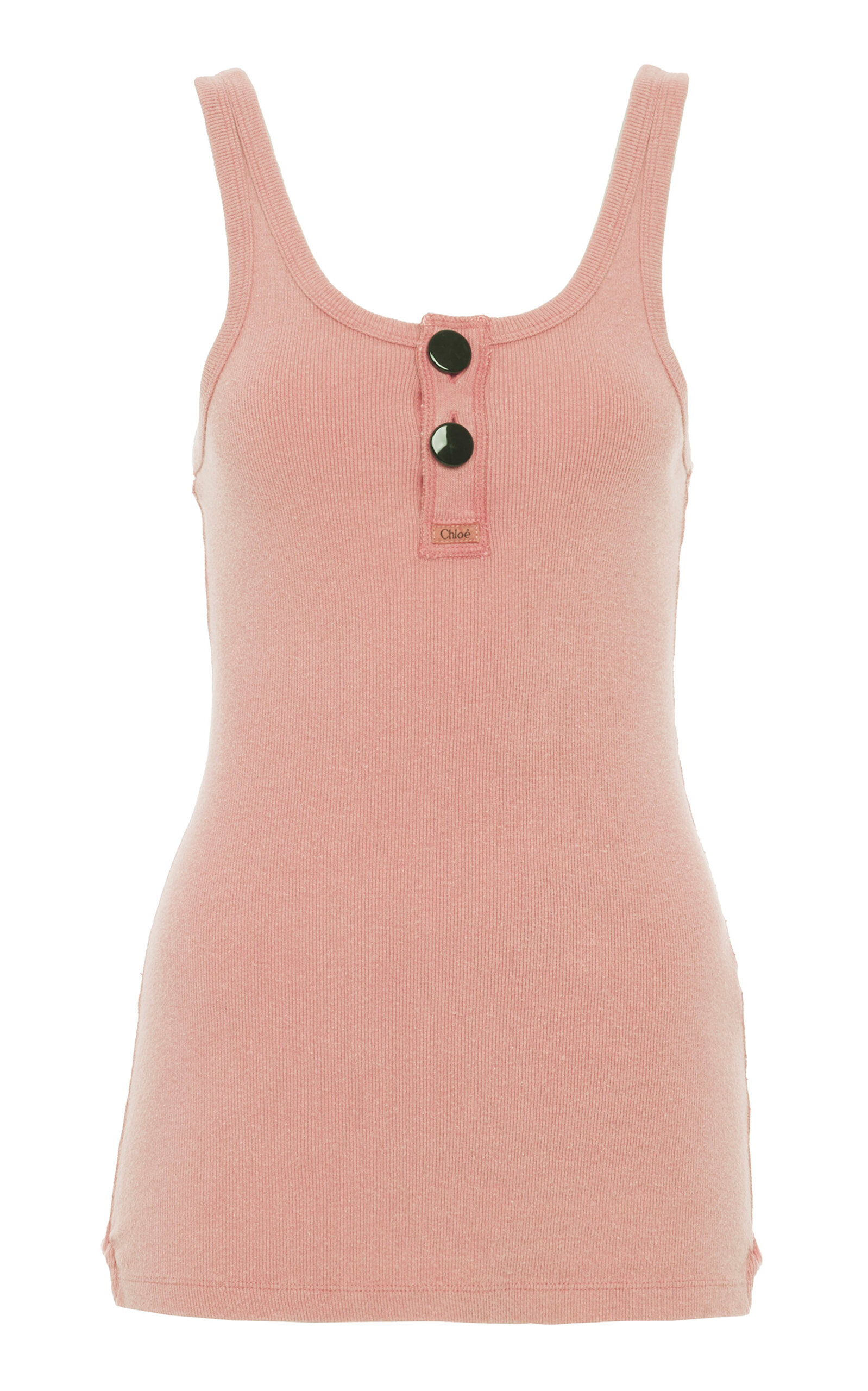 Chloé Cut-out Cotton Top In Orange