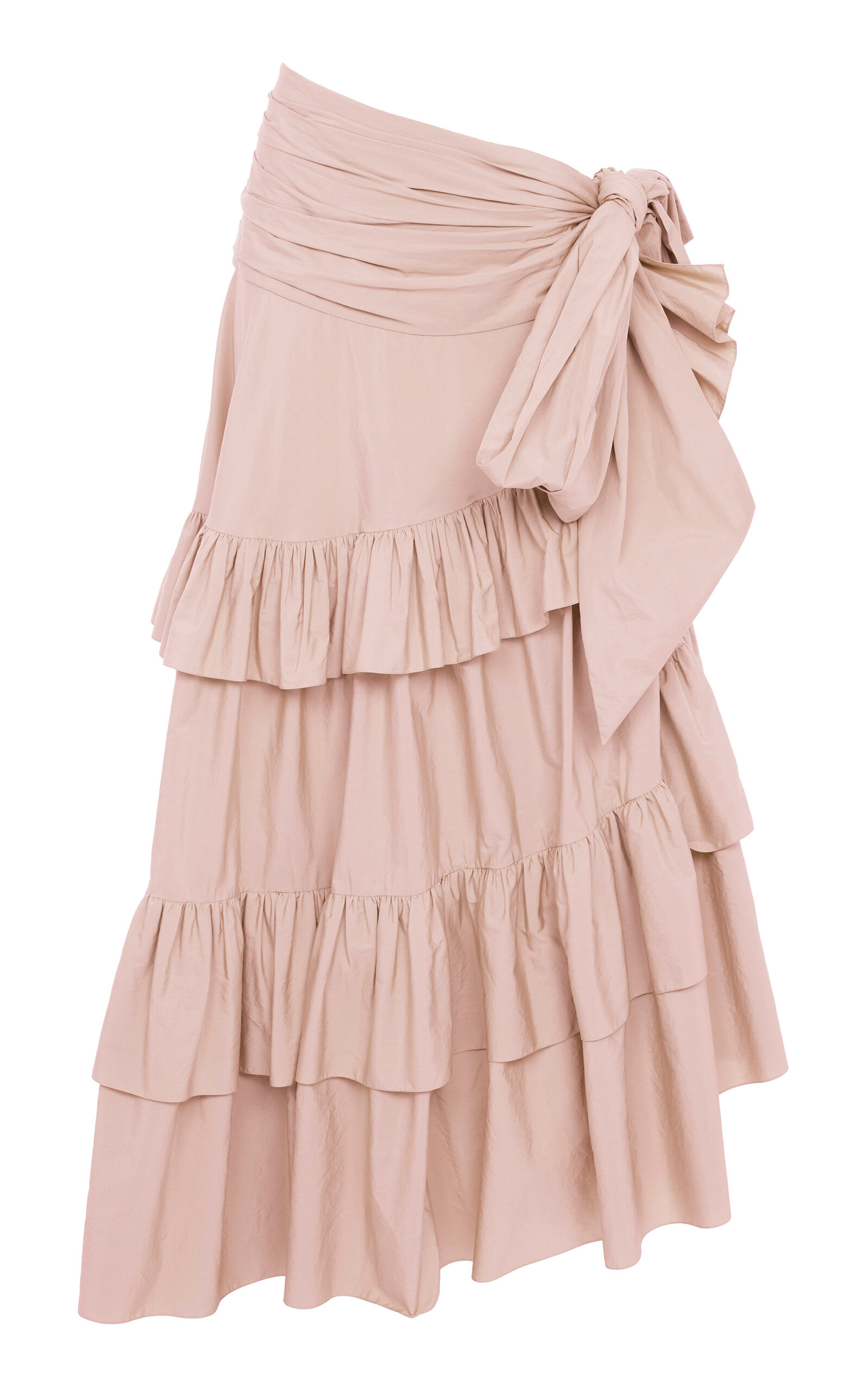 Chloé Ruffled Cotton Maxi Skirt