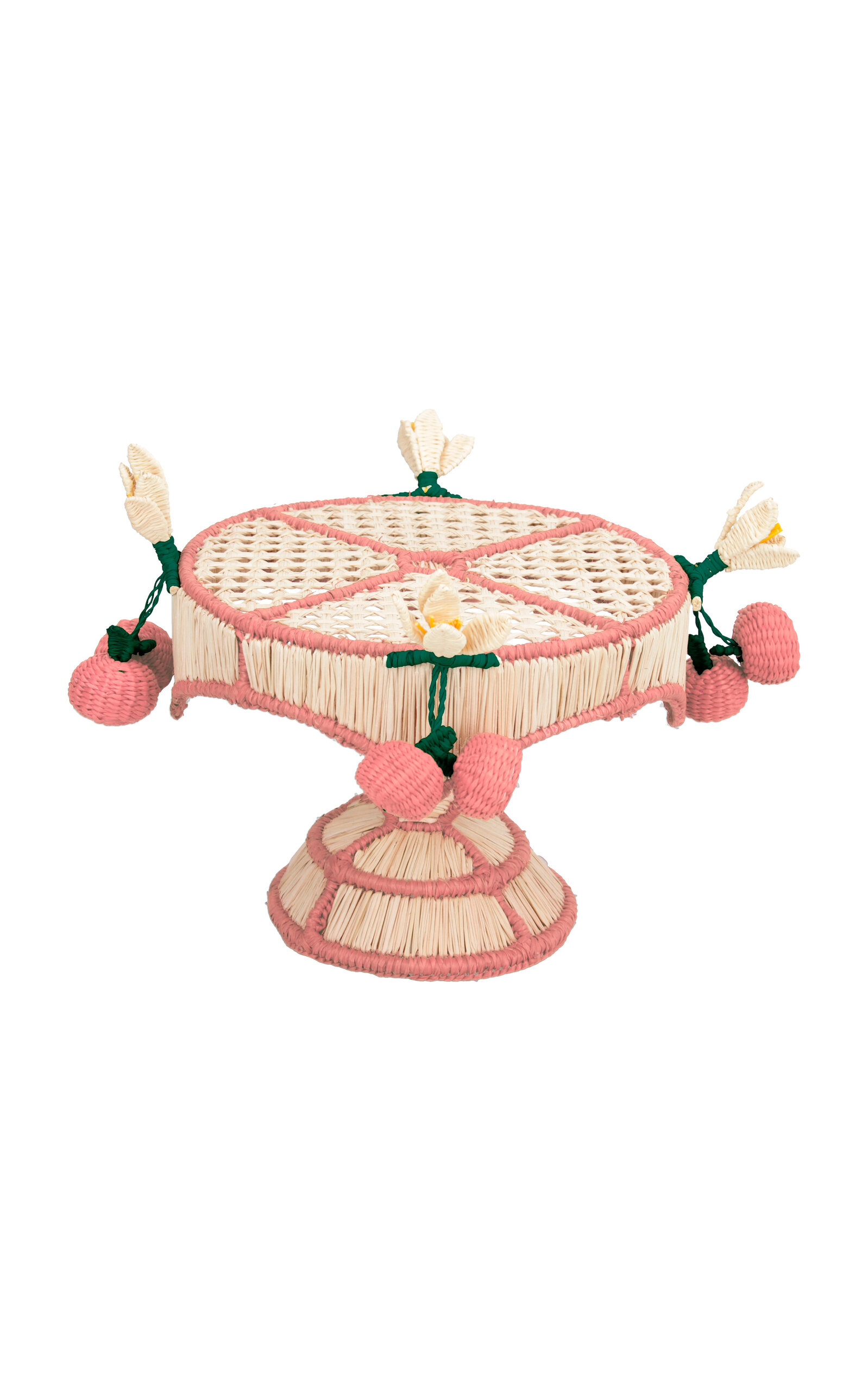 Mercedes Salazar Cake Stand Cherry Mini In Multi