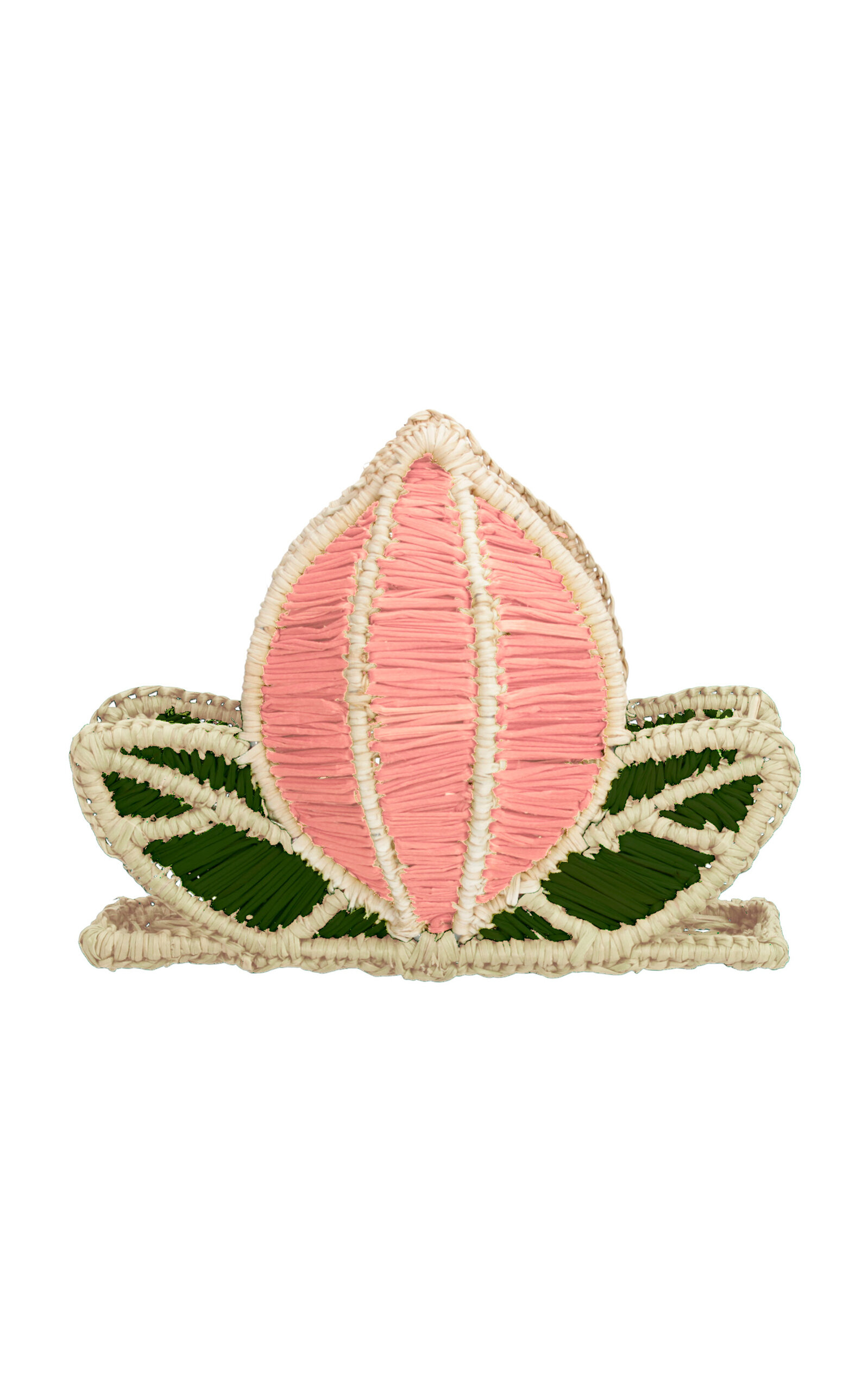 Mercedes Salazar Lemon Pink Napkin Holder In Pink
