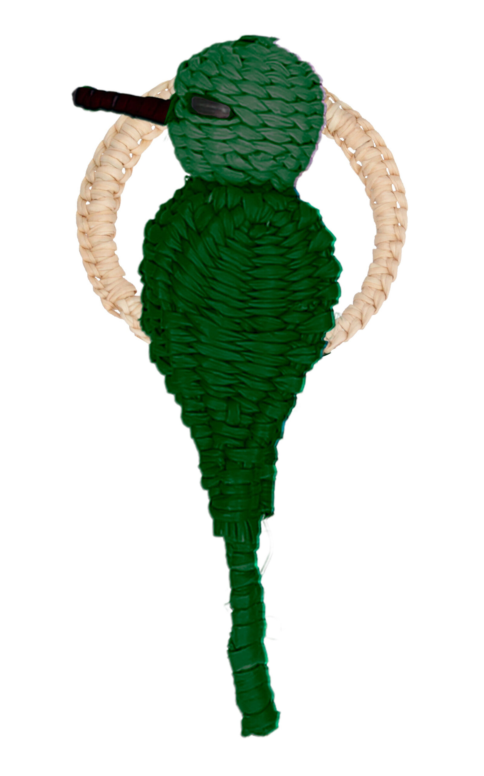 Mercedes Salazar Colibrí Napkin Ring In Green