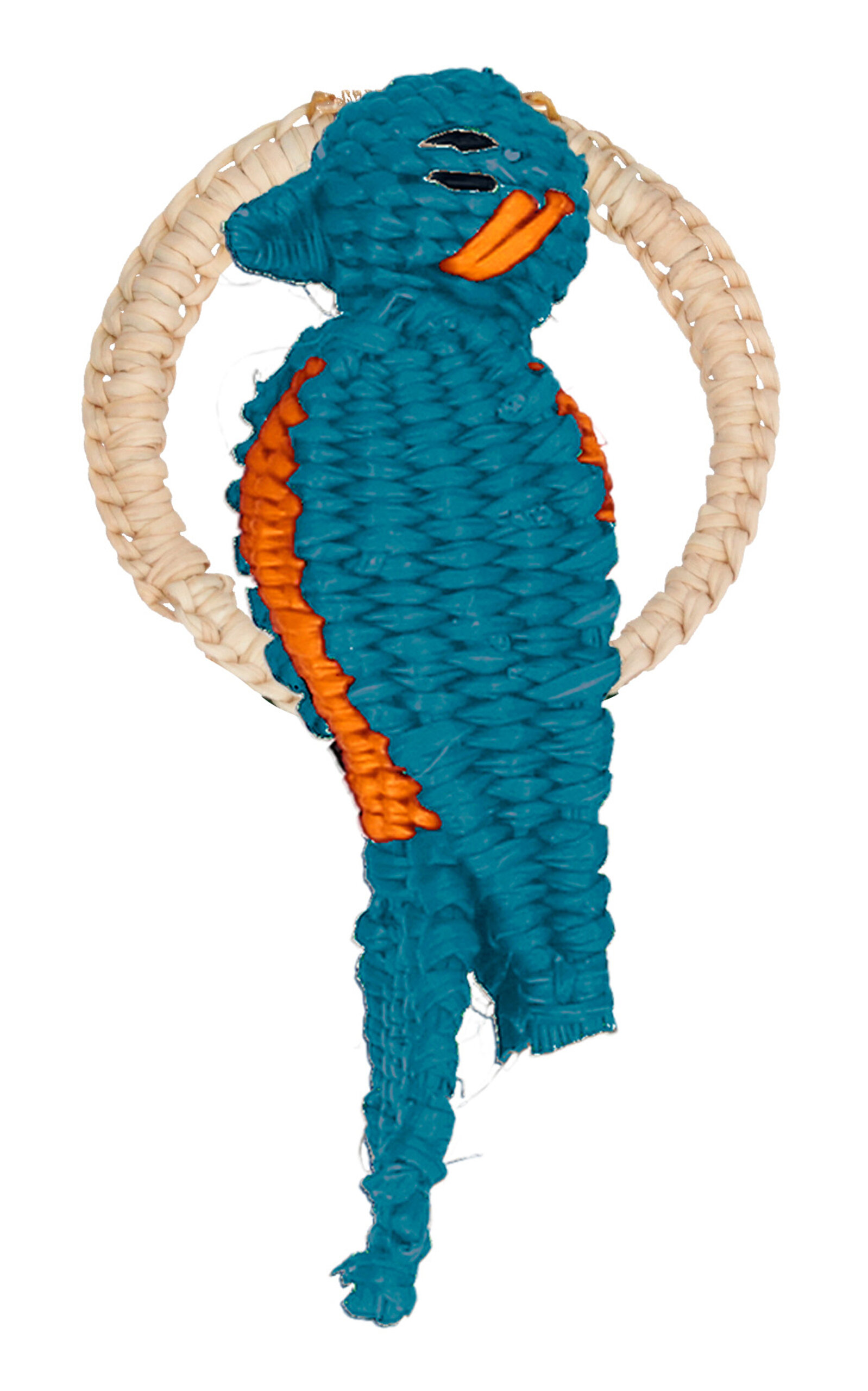 Mercedes Salazar Blue Bird Napkin Ring In Blue