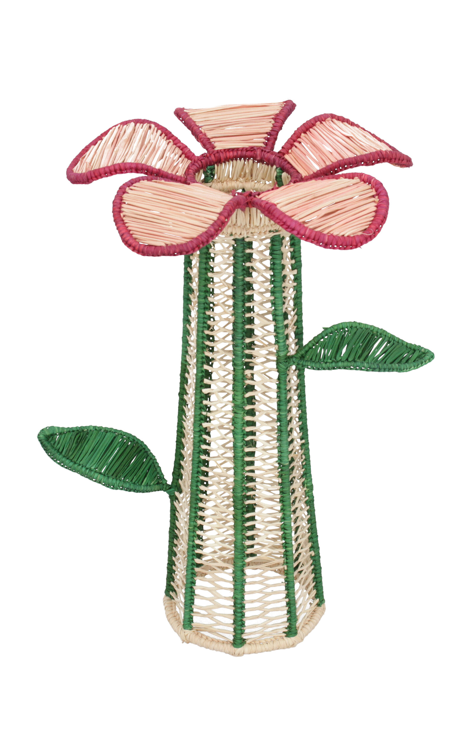 Mercedes Salazar Flower Palm Big Candle Holder - Multi