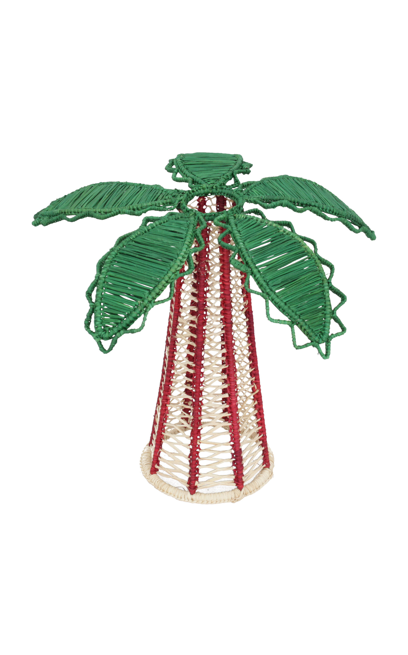 Mercedes Salazar La Palma Small Candle Holder In Green