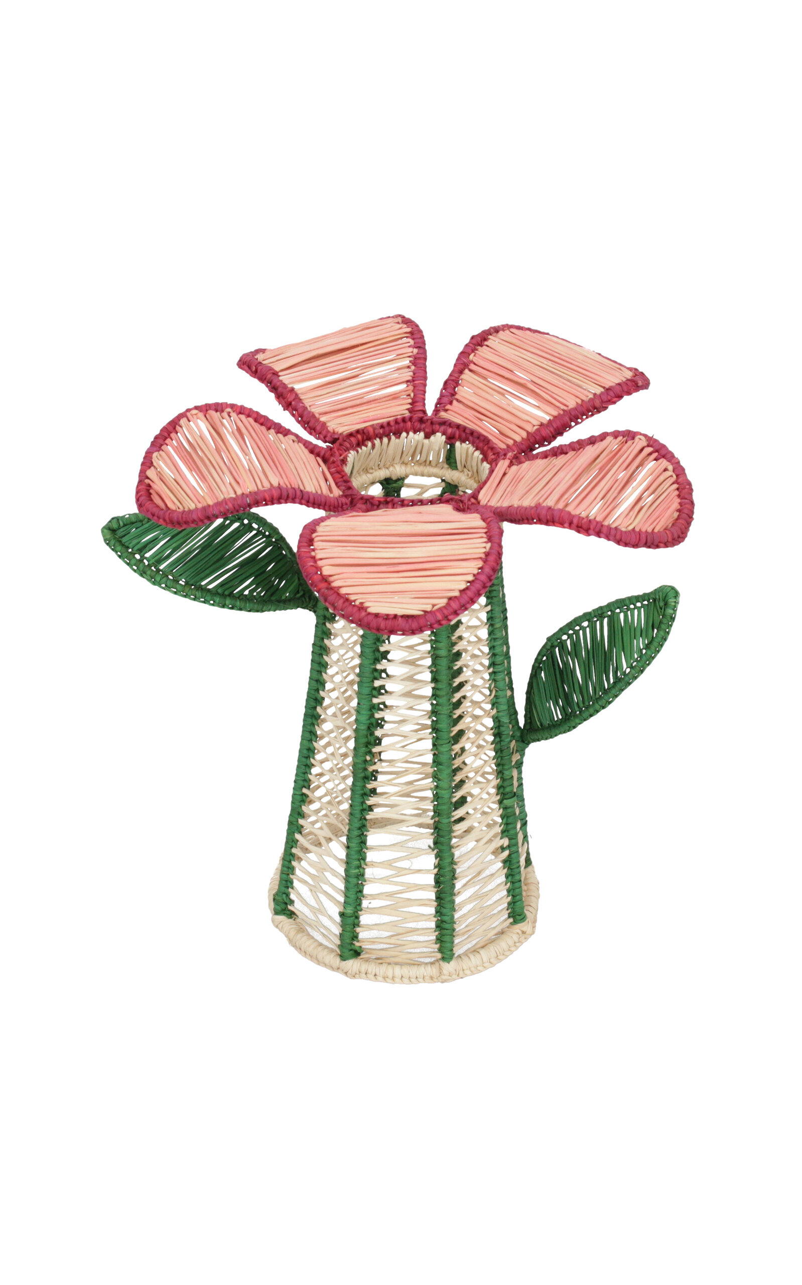 Mercedes Salazar Flower Palm Small Candle Holder - Multi