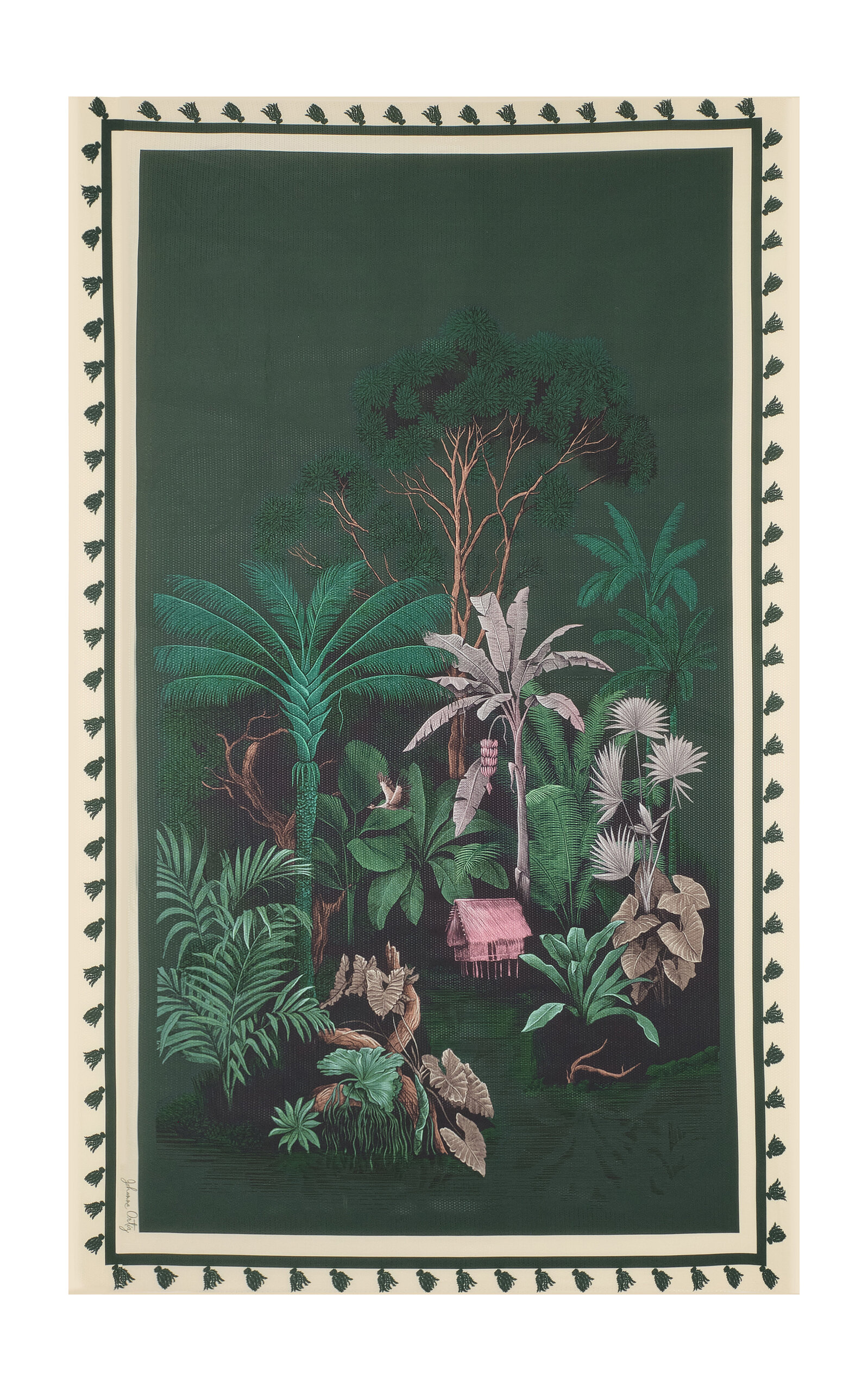 Johanna Ortiz The Rainforest Journey Shawl In Green