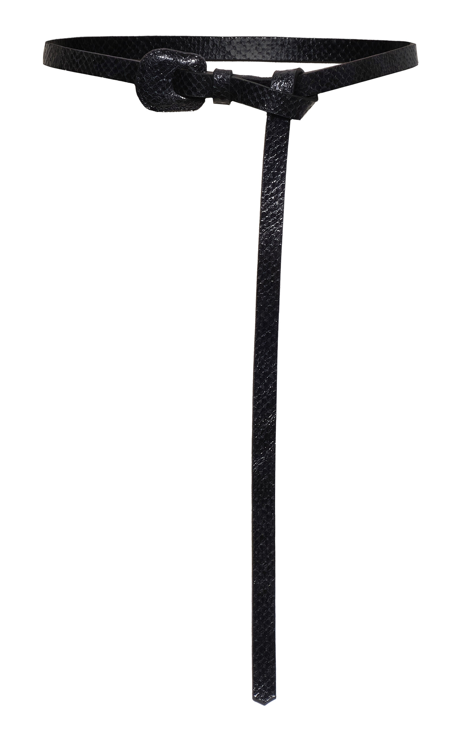 Johanna Ortiz Python Ancestral Frequency Belt In Black