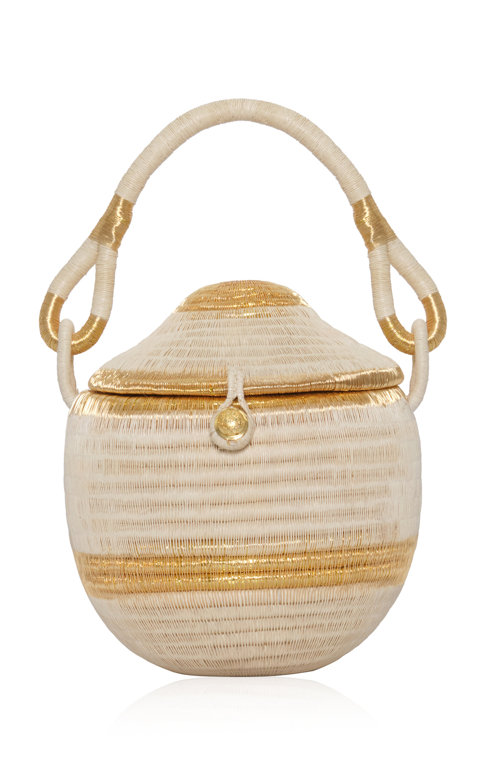 Johanna Ortiz Rooted Grace Top Handle Bag - White - OS