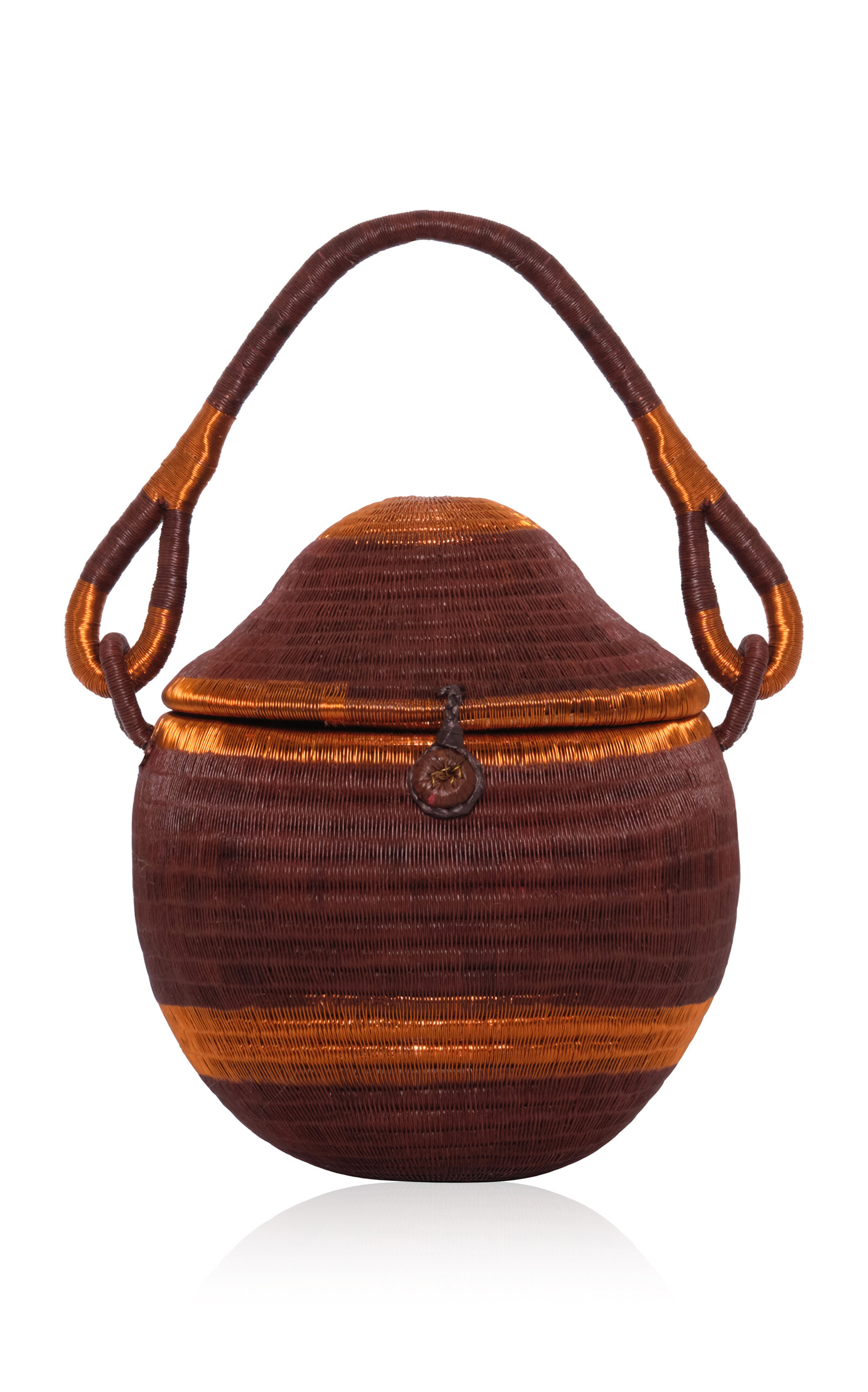 Johanna Ortiz Rooted Grace Top Handle Bag - Brown - OS