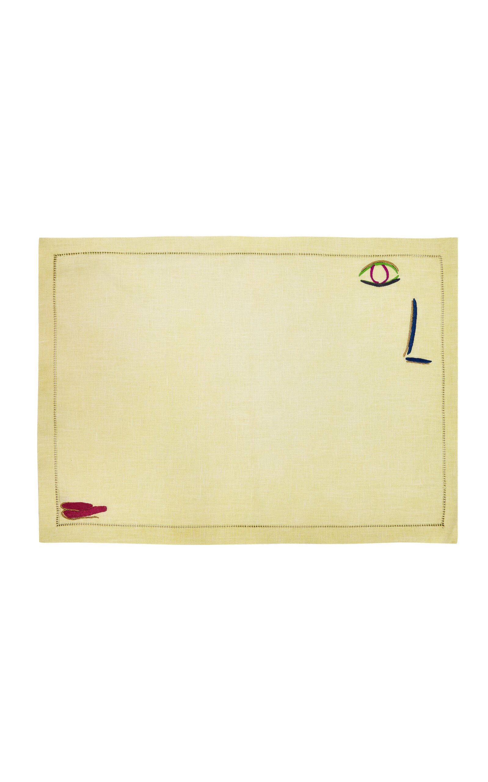 Tania Bulhoes Linen Placemat - Multi