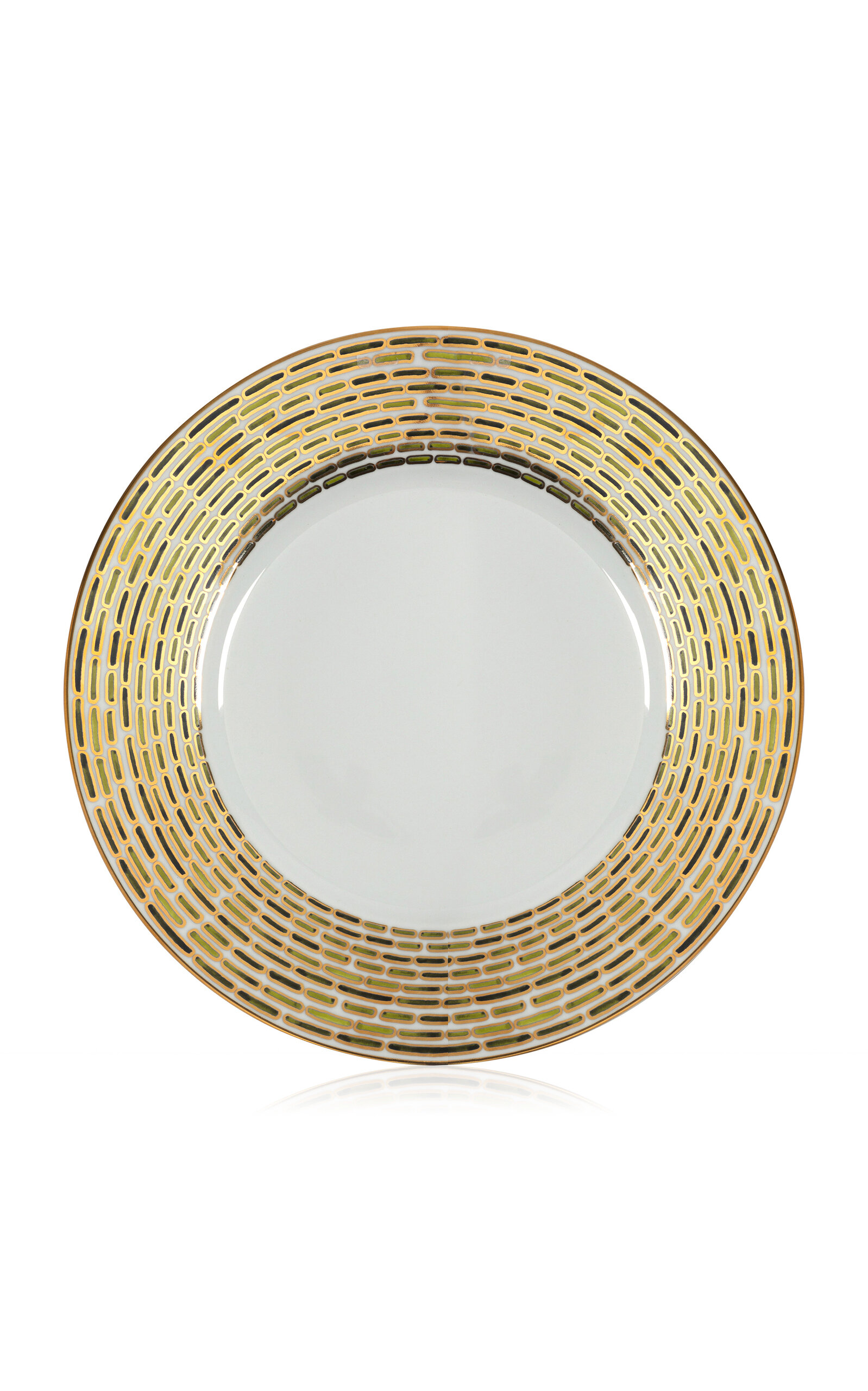 Tania Bulhoes Gold-Detailed Porcelain Charger - Multi