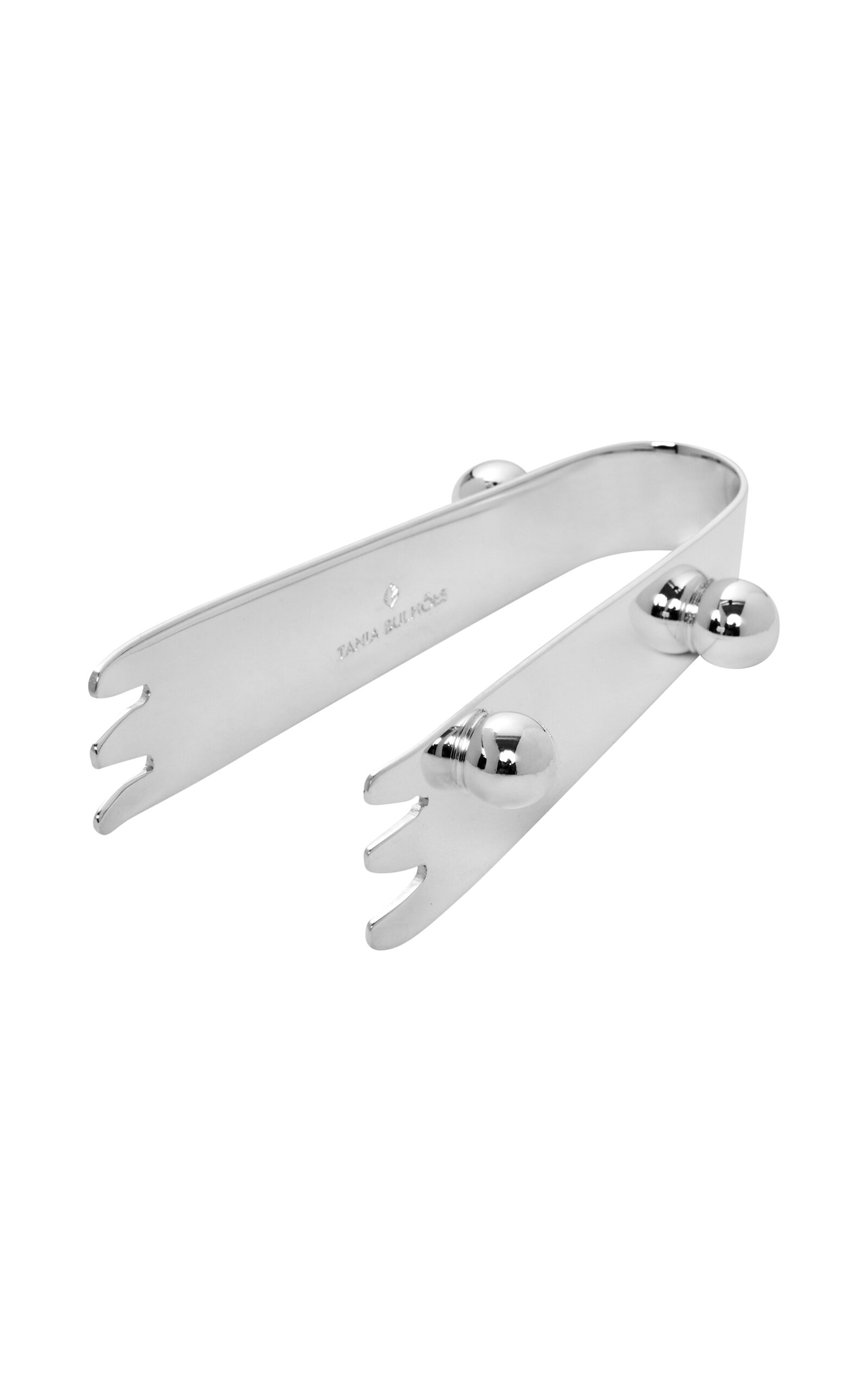 Tania Bulhoes Silver-Plated Ice Tongs - Silver