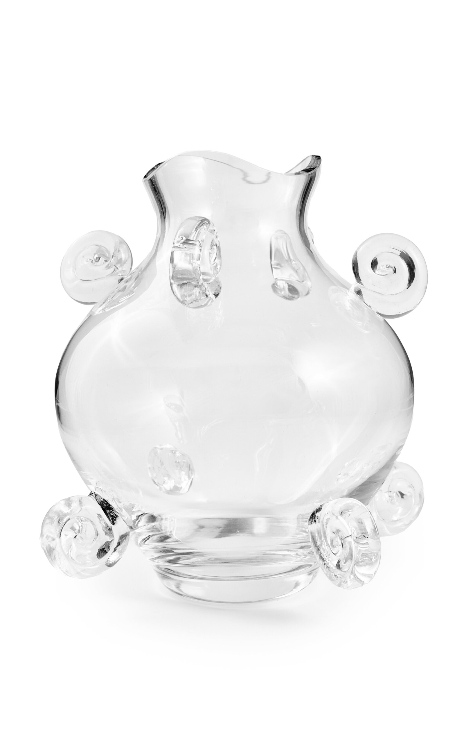 Ambelier Aries Crystal Vase In Transparent