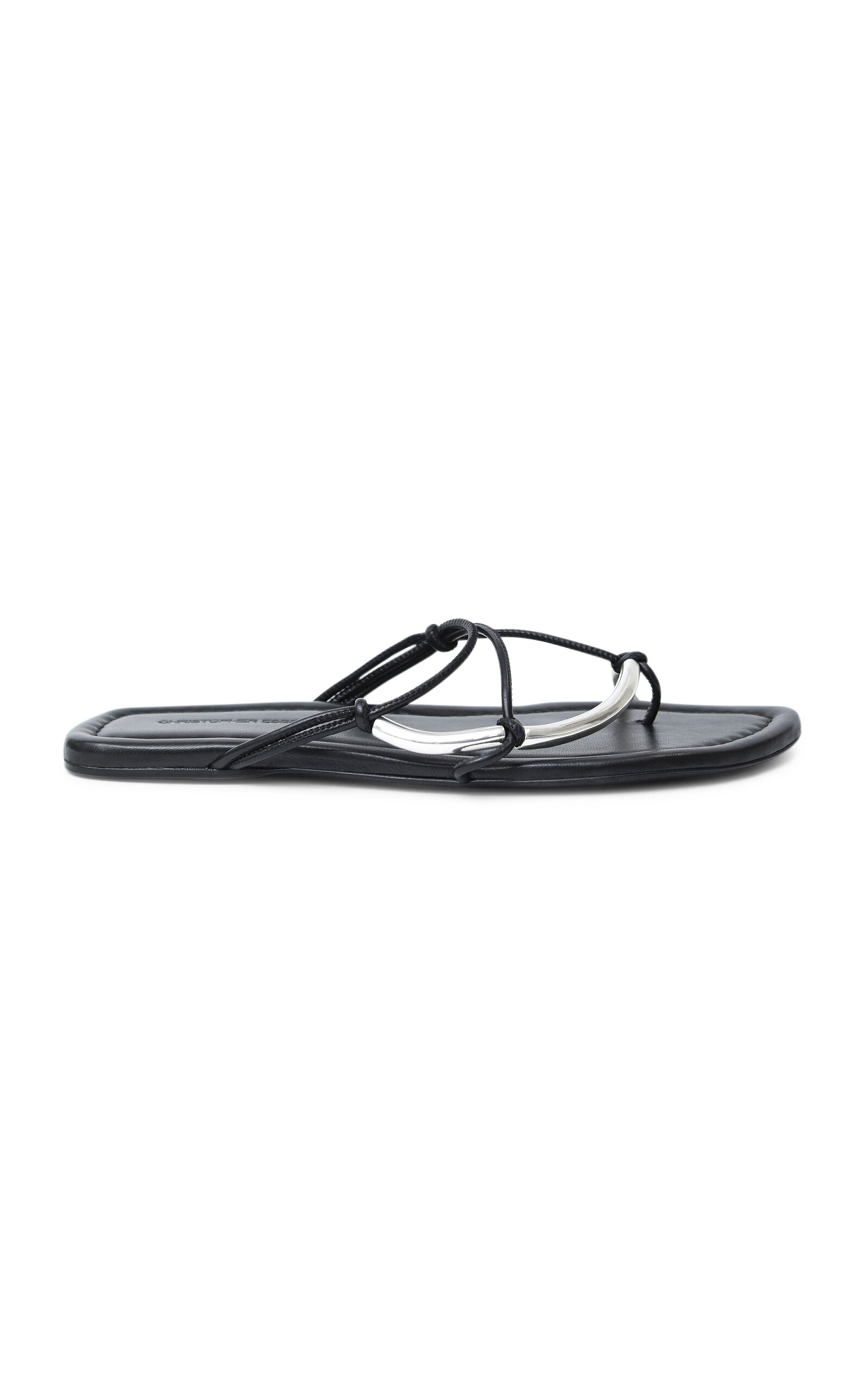 Christopher Esber Molten Flat In Black