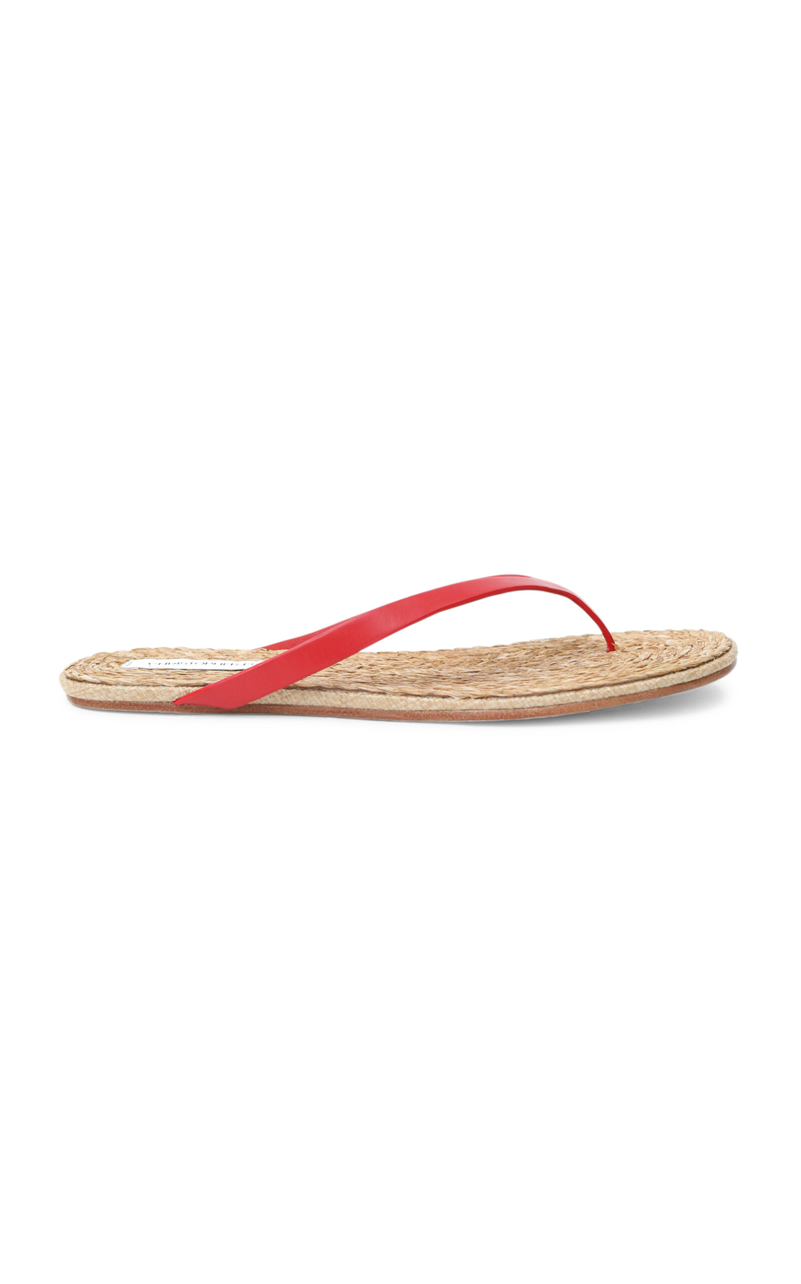 Christopher Esber Palma Flip Flop In Red