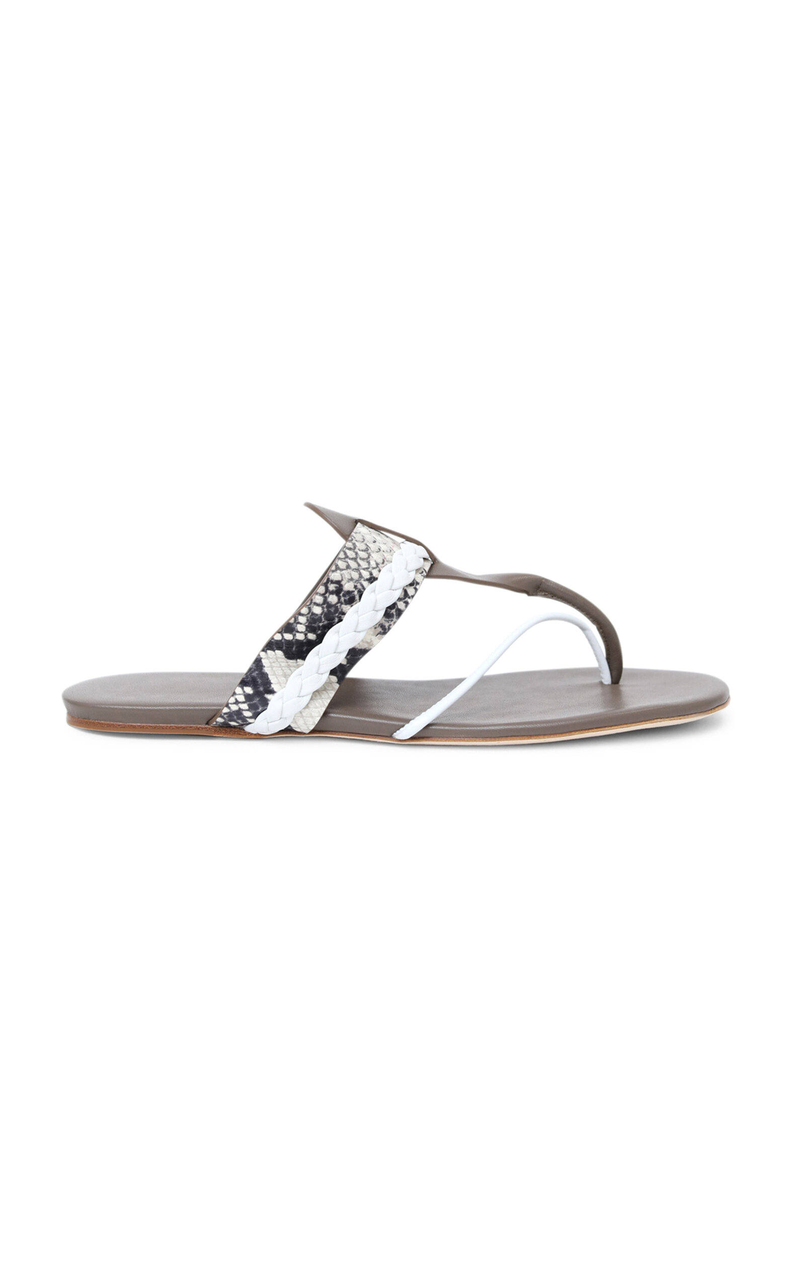 Christopher Esber Espina Flat In Brown
