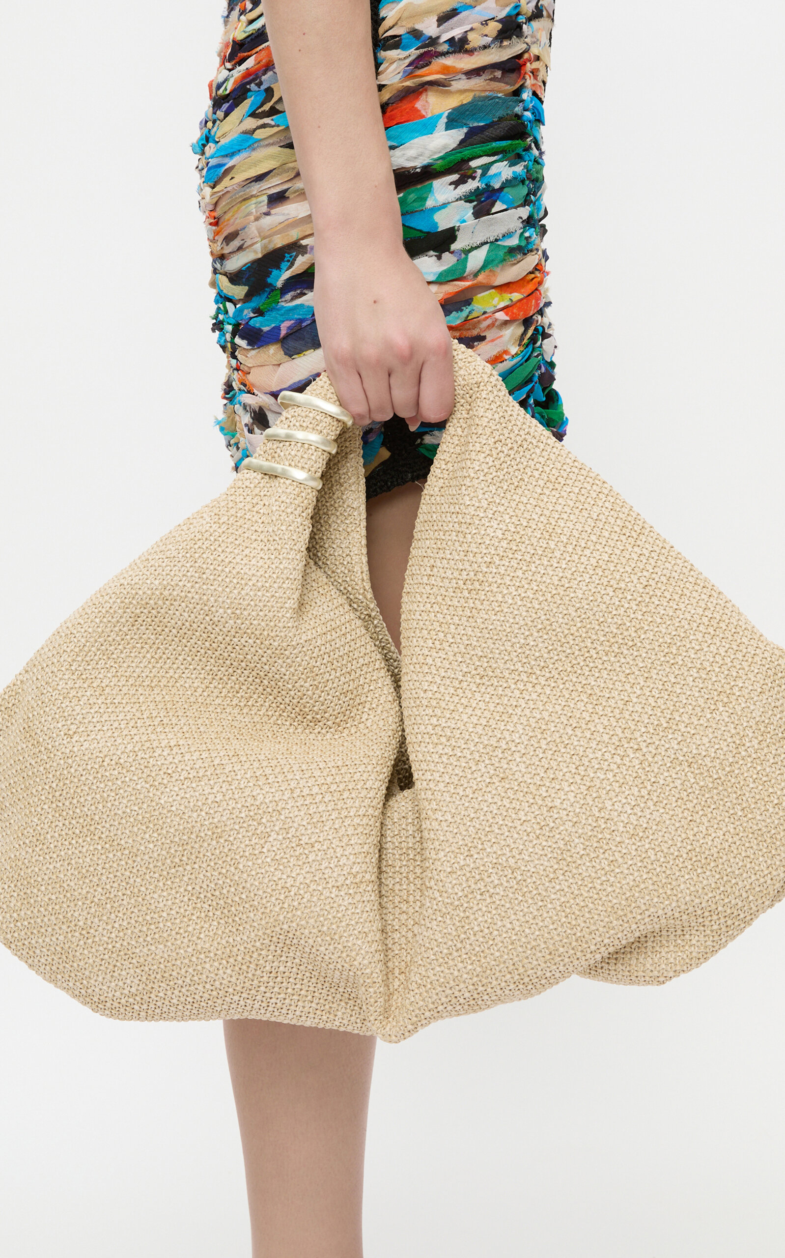 Christopher Esber Deia Raffia Tote - Neutral - OS