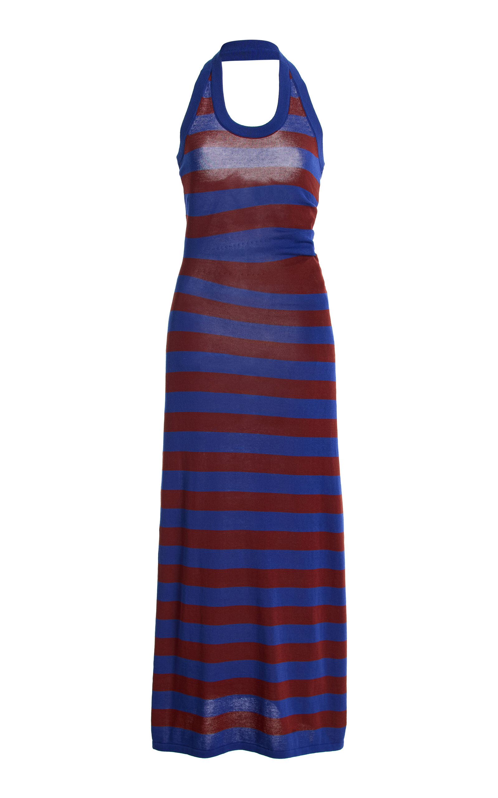 Proenza Schouler Frann Striped Cotton Maxi Dress