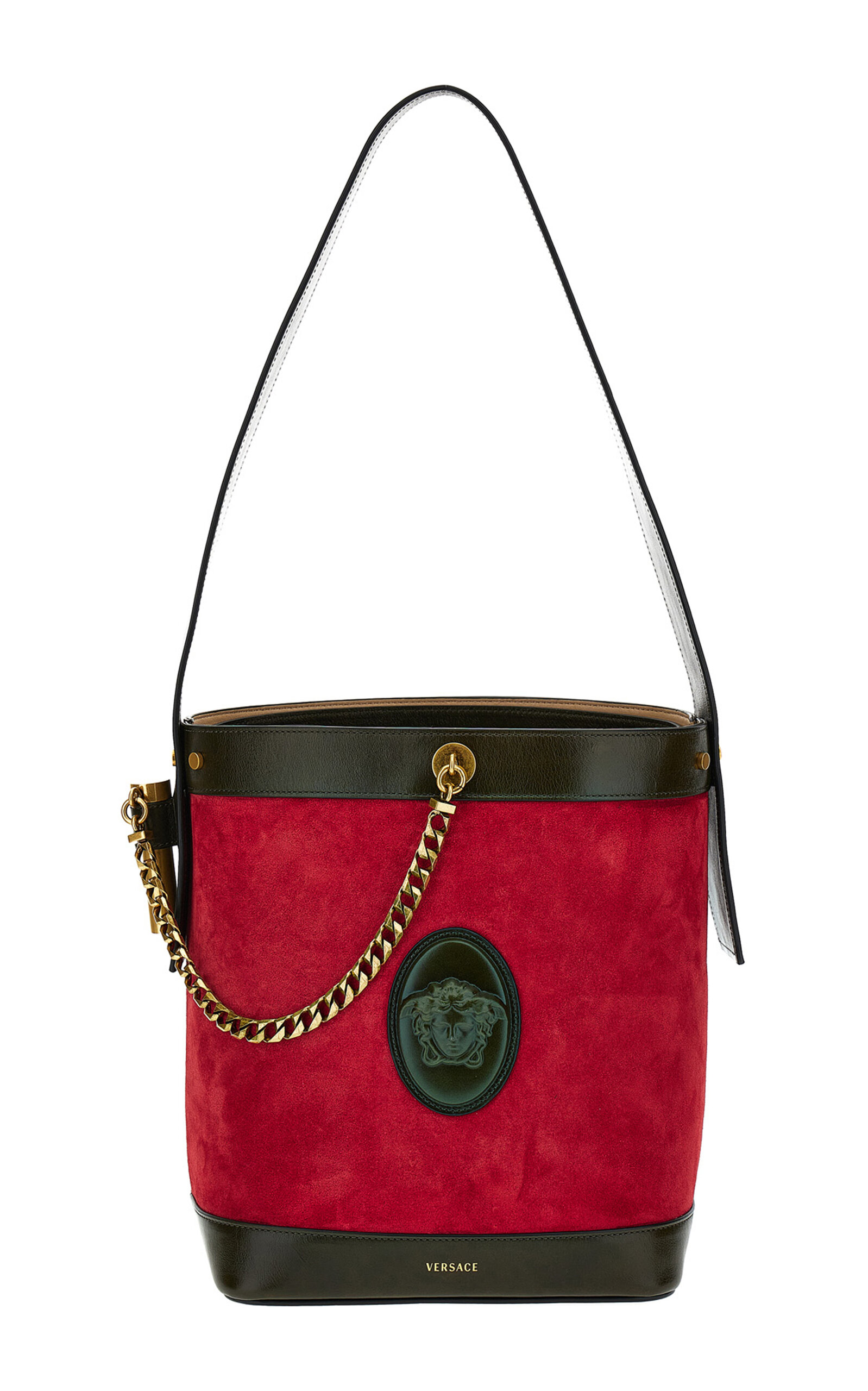 Versace Small Bucket Bag - Red - OS