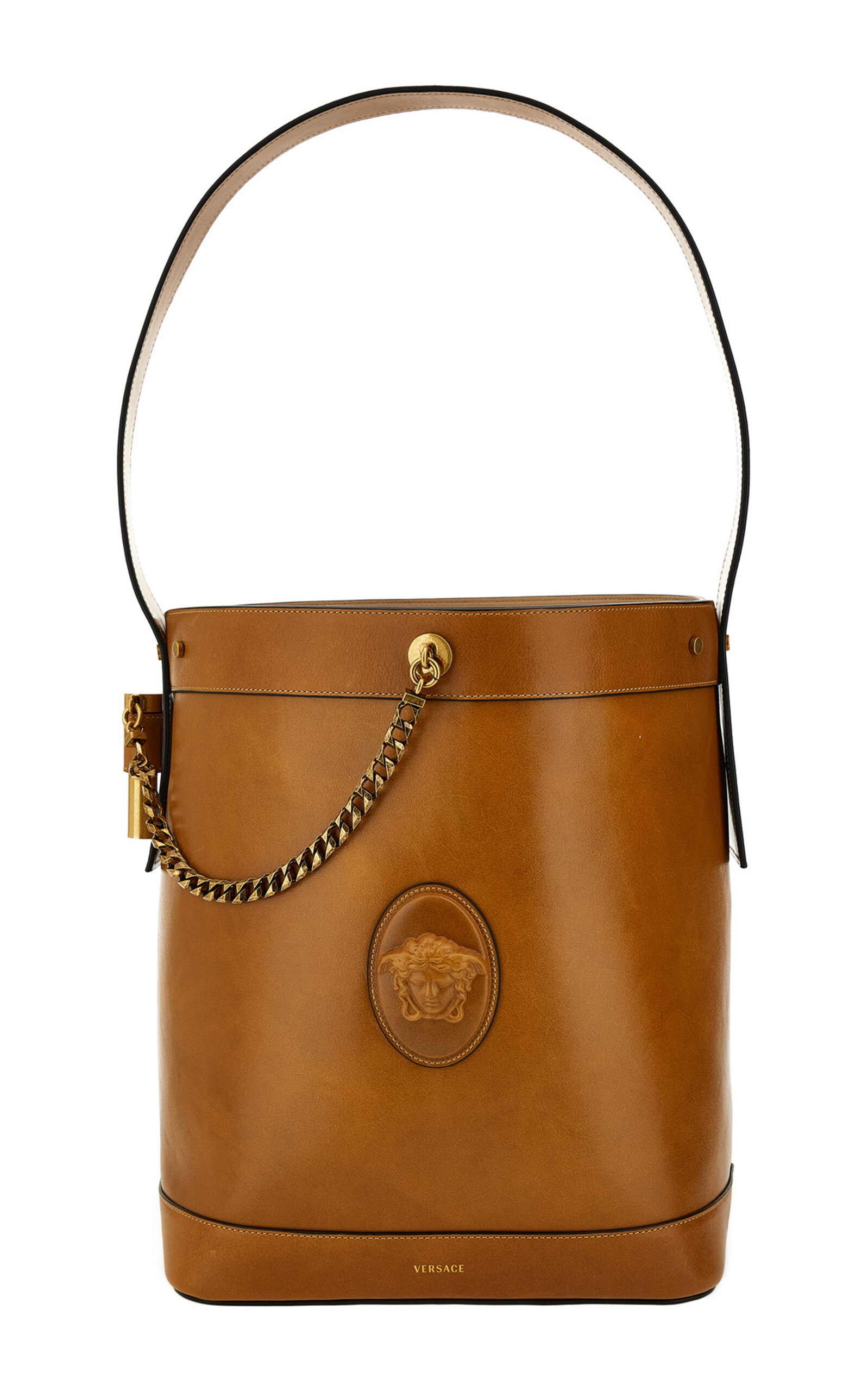 Versace Medusa Cameo Large Bucket Bag - Neutral - OS