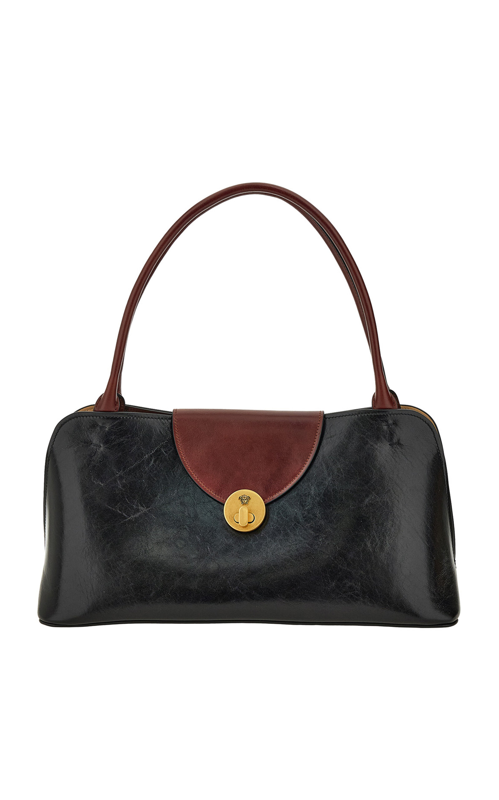 Versace Medium E/W Shoulder Bag - Black - OS